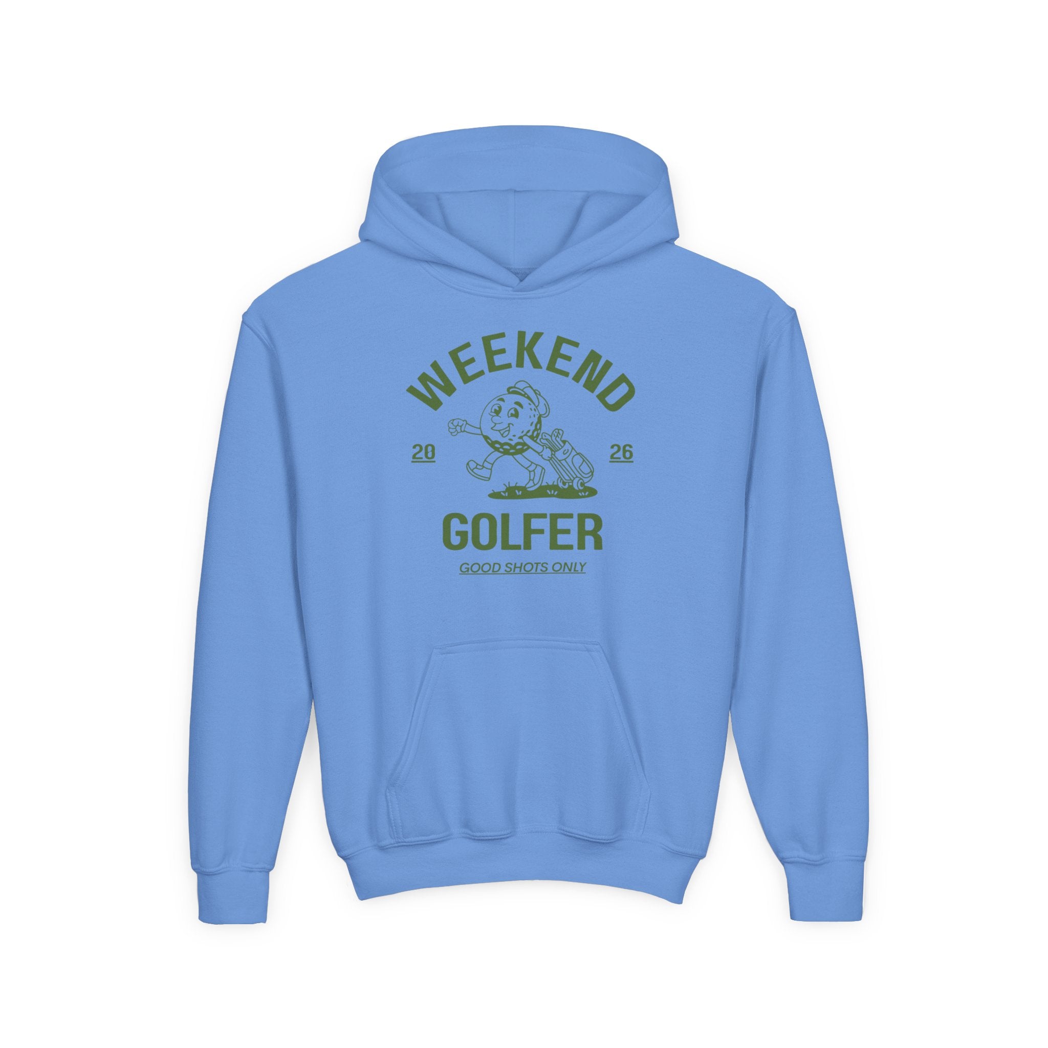 Weekend Golfer Hoodie — Youth Good Shots Only