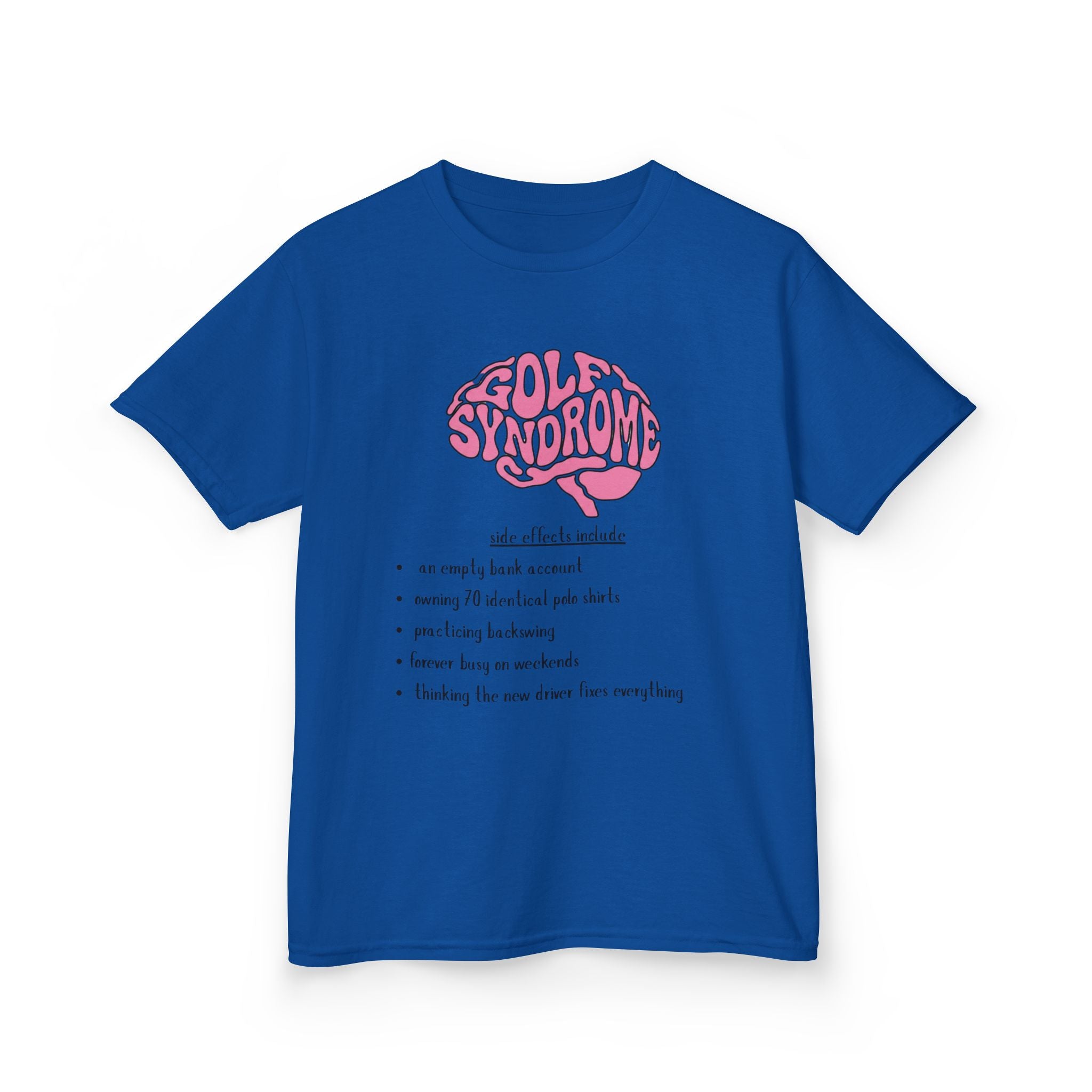 golf-aholic  kids t shirt