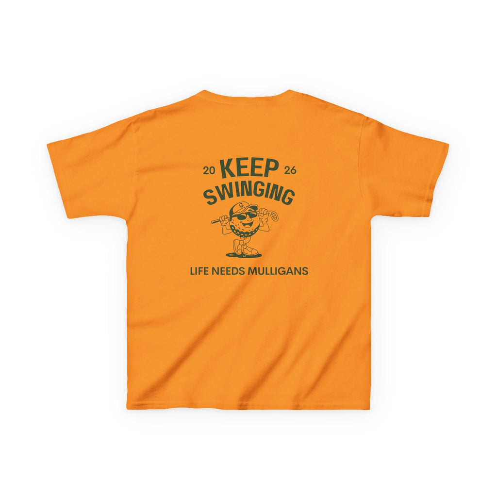 Keep Swinging" life needs mulligans - youth t shirt