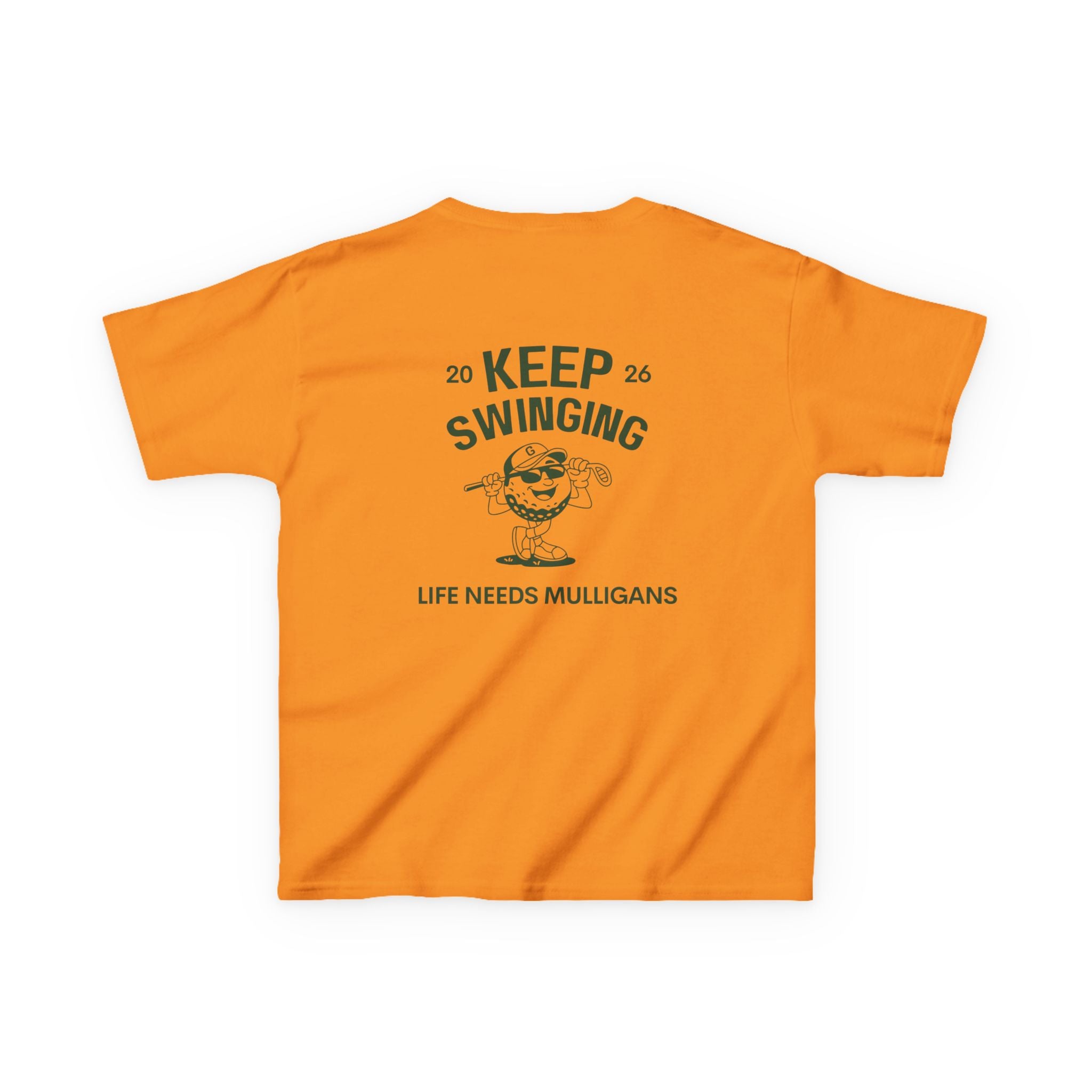 Keep Swinging" life needs mulligans - youth t shirt