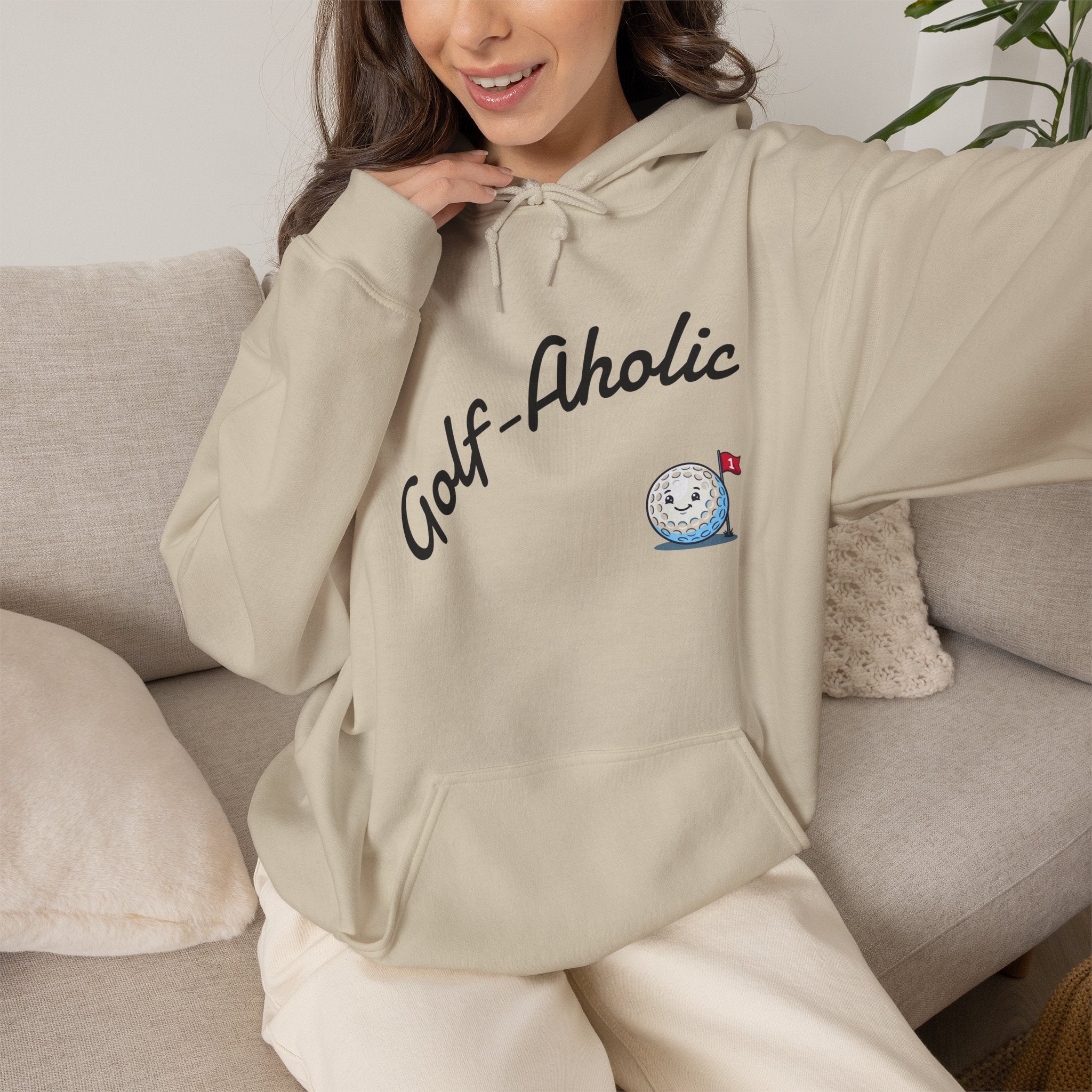 Original Golf-Aholic Hoodie —  for all Golf Lovers