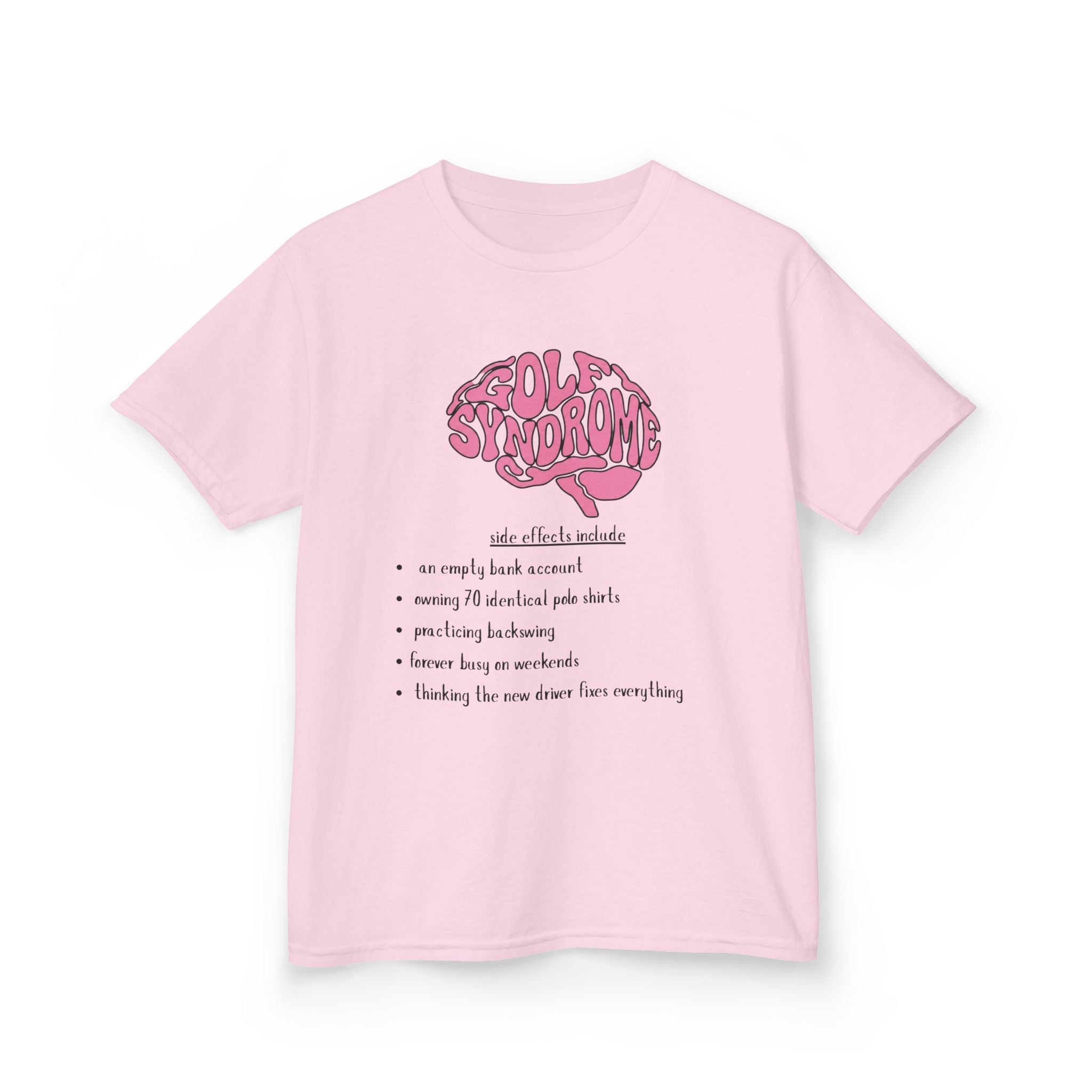 golf-aholic  kids t shirt