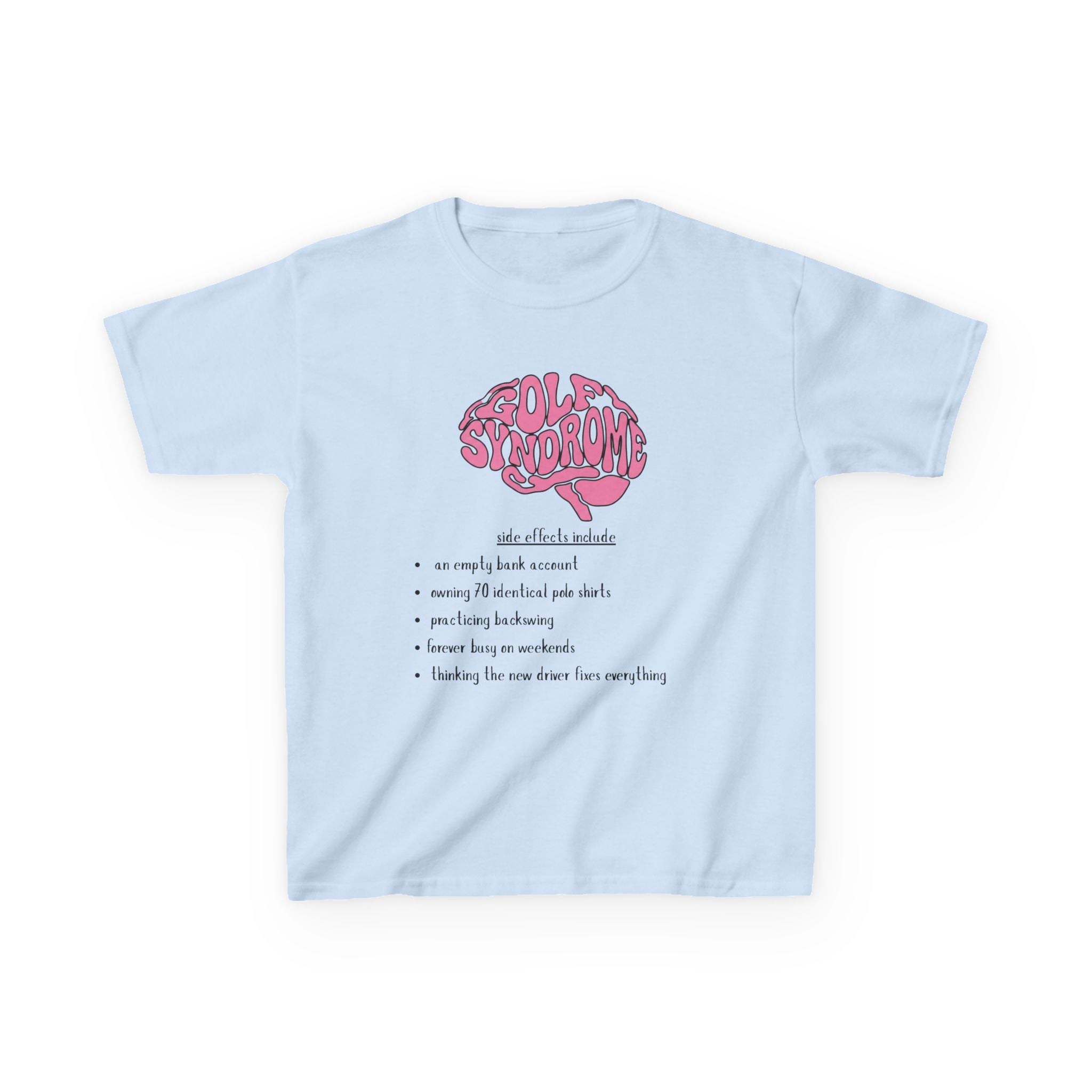 golf-aholic  kids t shirt