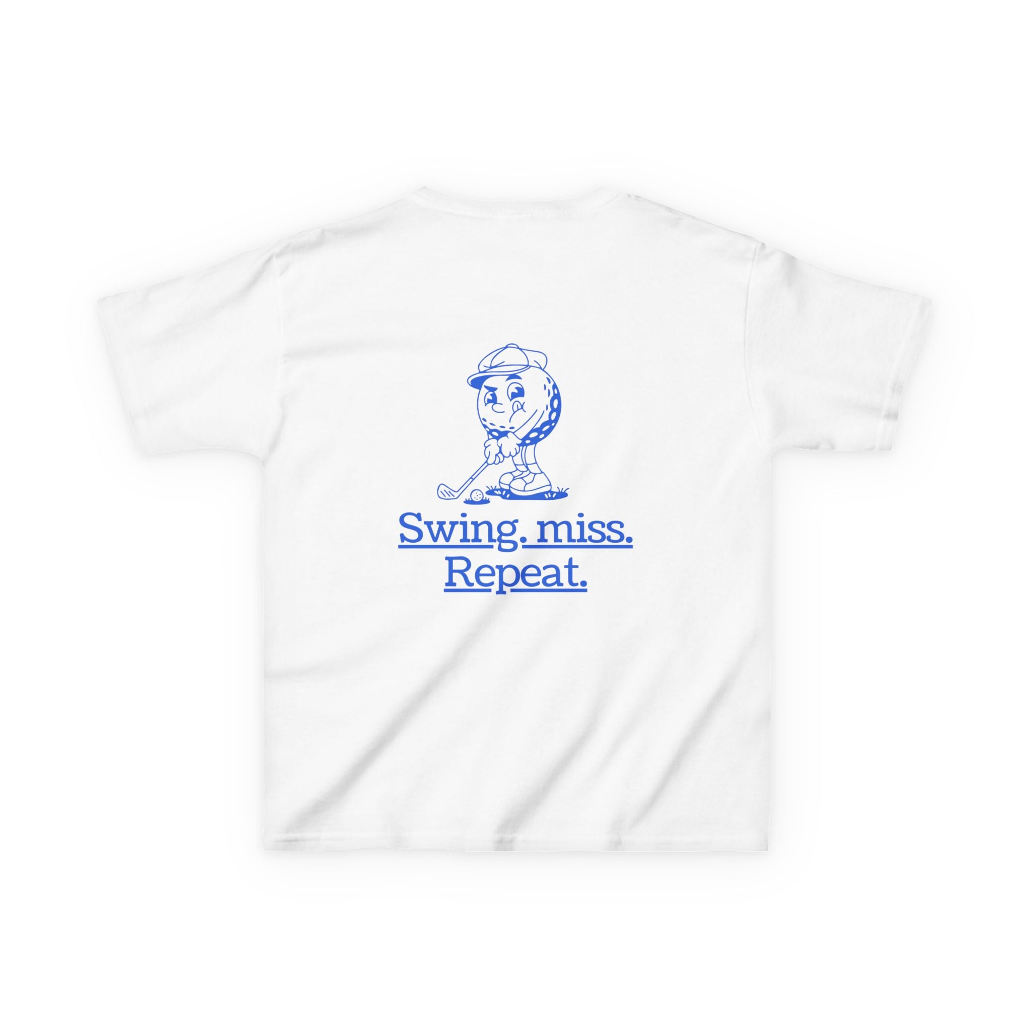 Swing-miss- repeat - funny youth golf t shirt