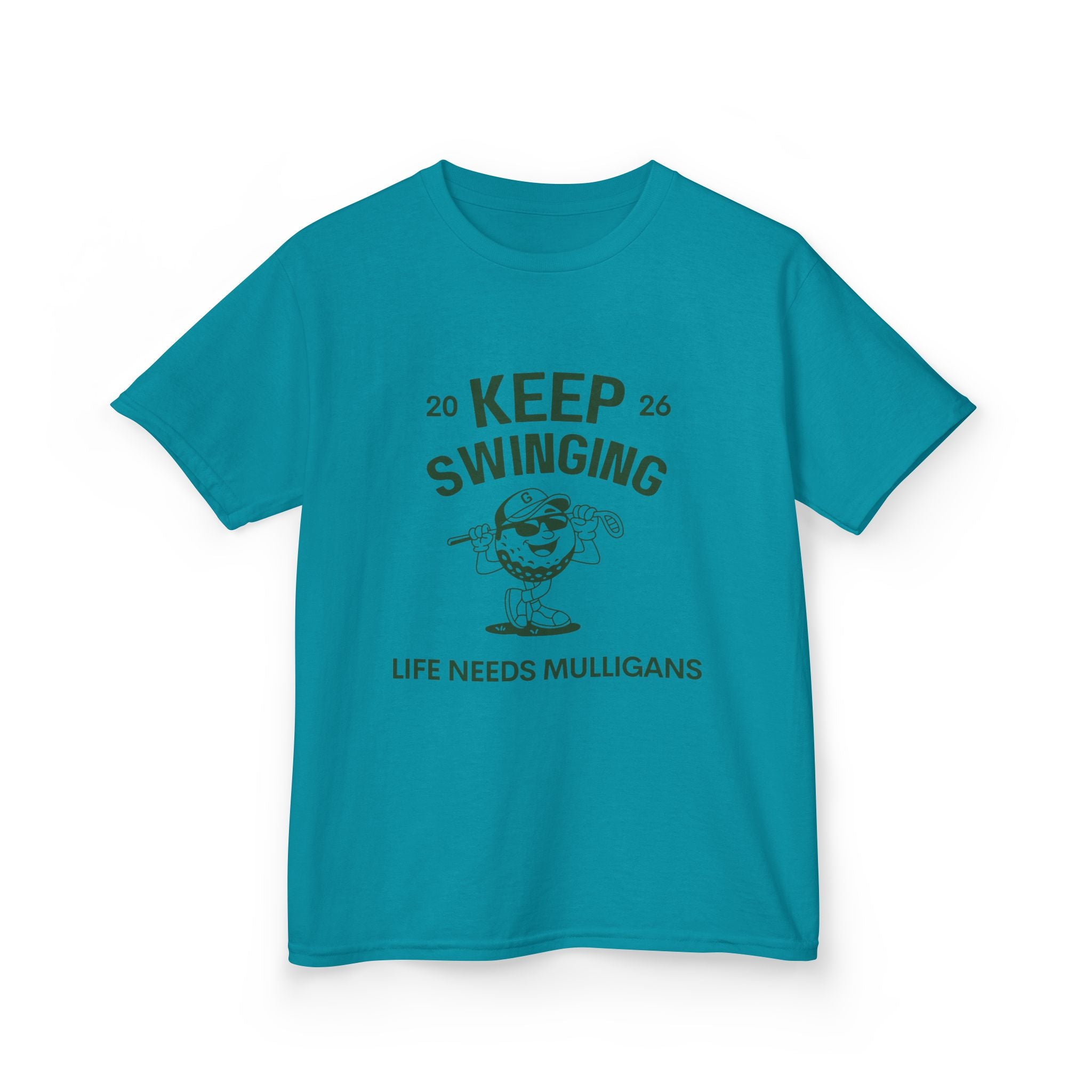 Keep Swinging" life needs mulligans - youth t shirt