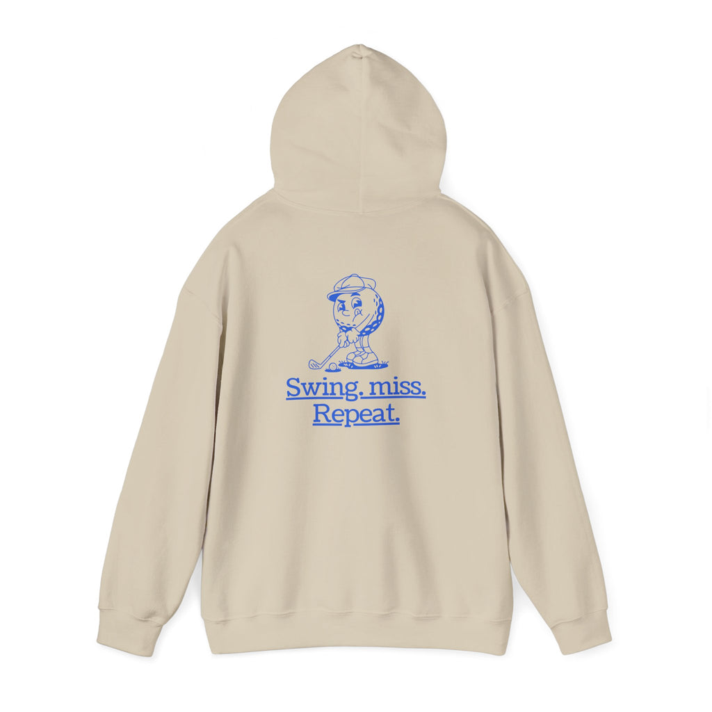 Swing, miss. Repeat.  Golf Hoodie — for all Golf lovers