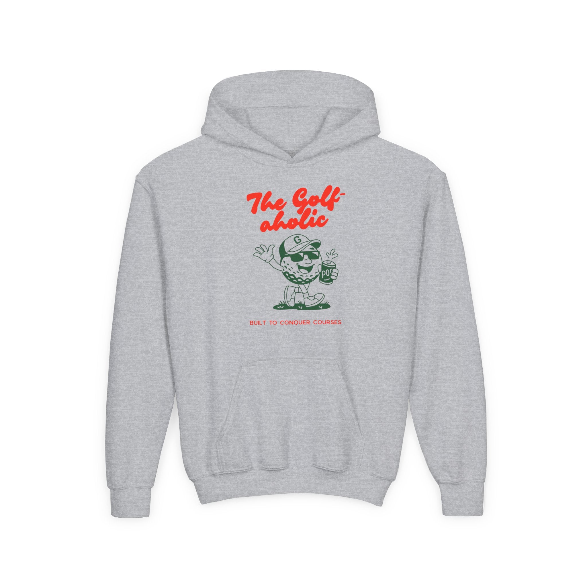 Golf-aholic Youth Hoodie – Cute Kids Sweatshirt