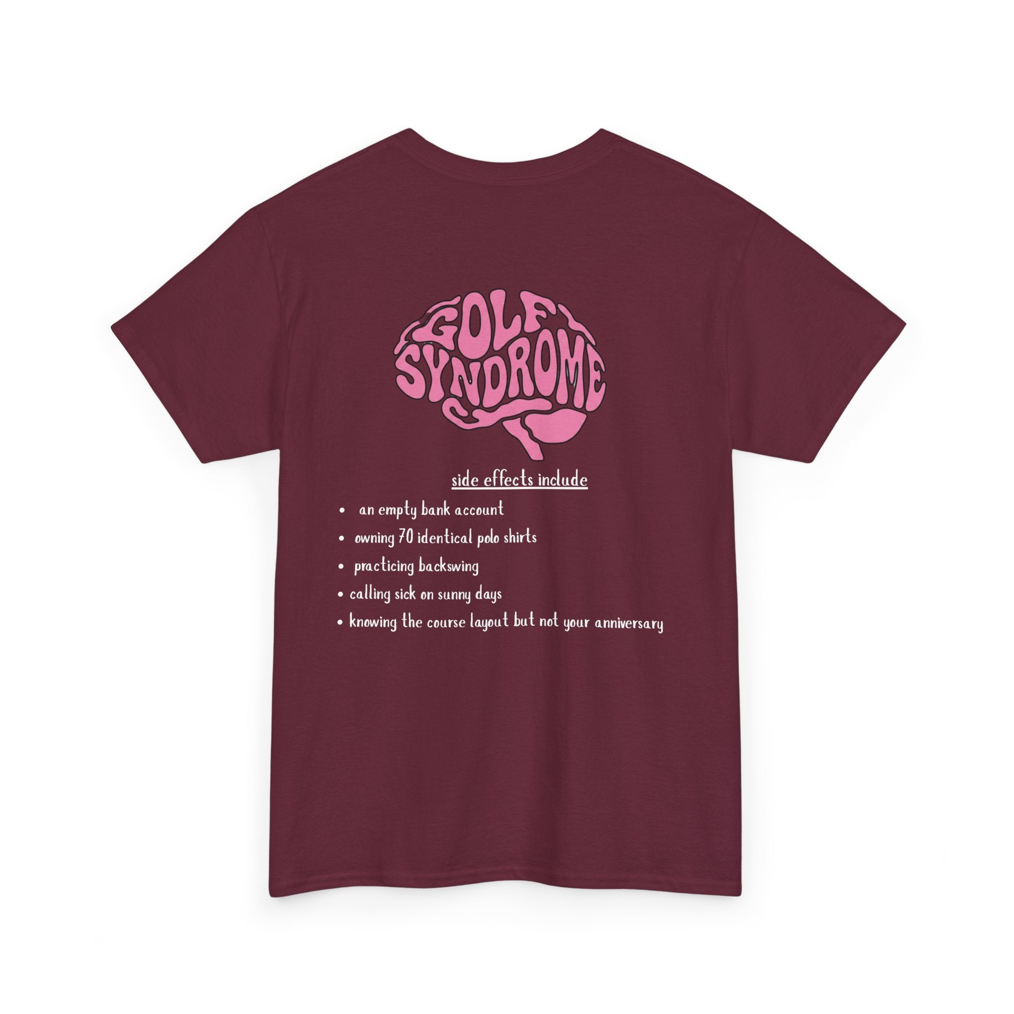 crazy golf-syndrome -Mens vintage T- Shirt light