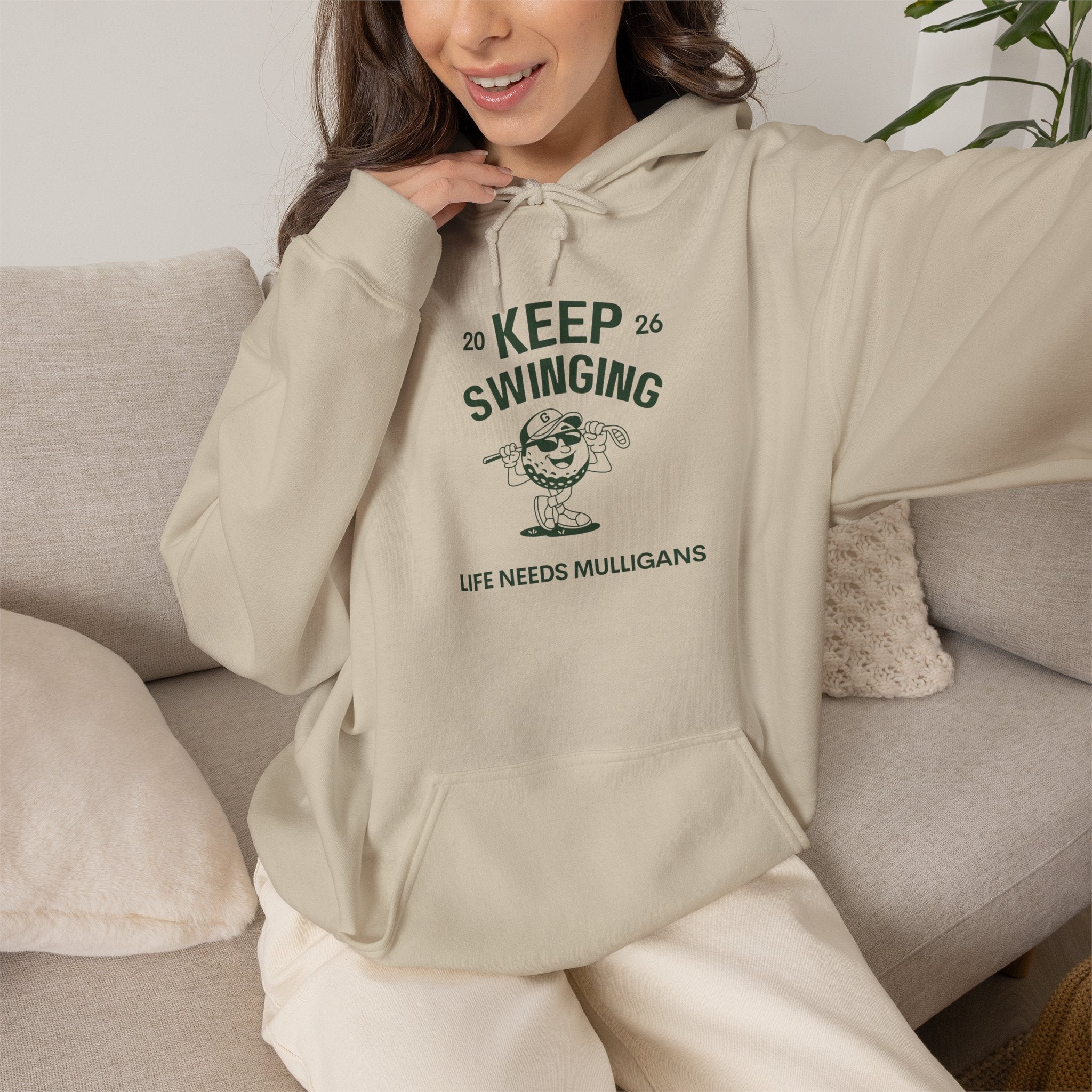 Life needs Mulligans Hoodie —  for all Golf Lovers