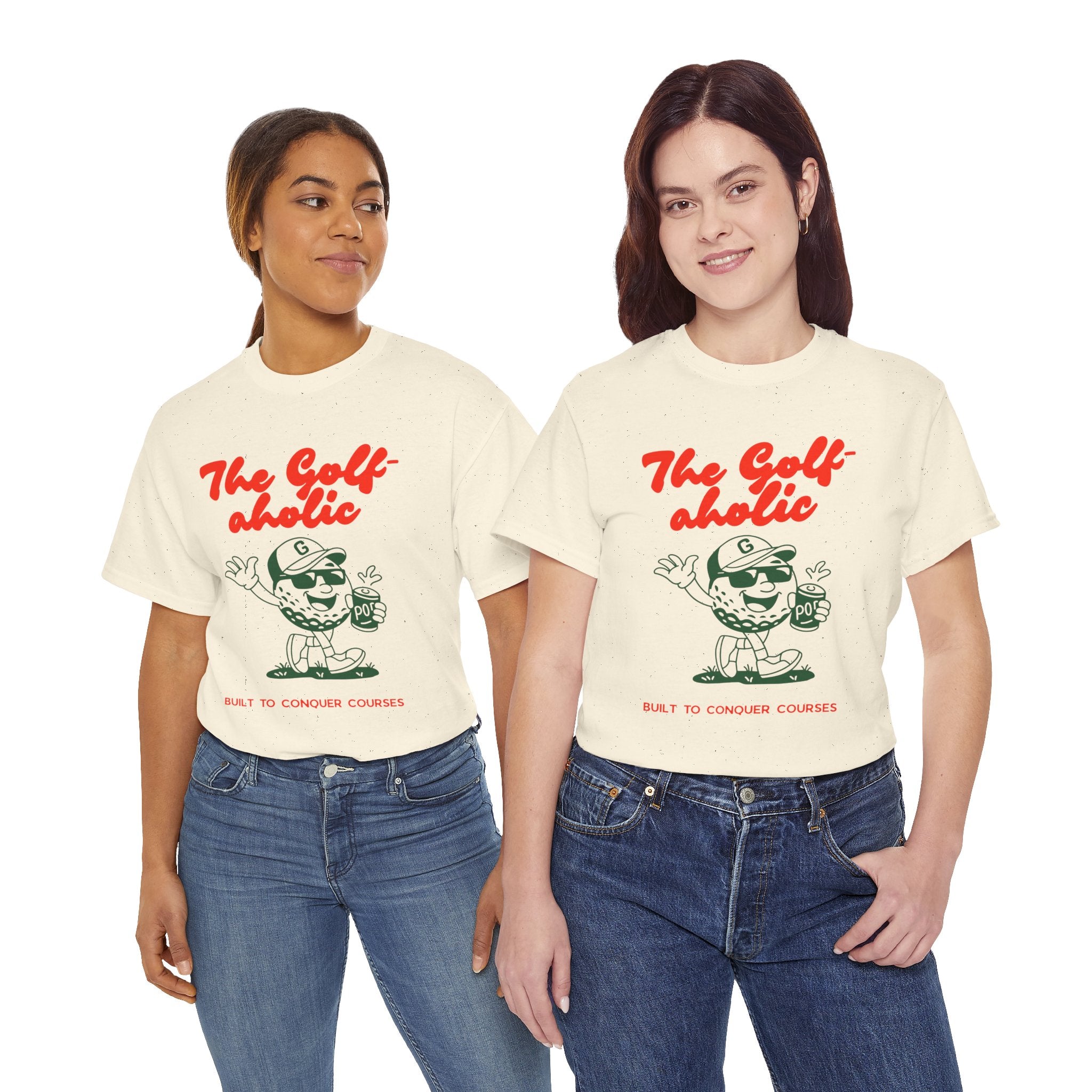 Golf-Aholic — Women's Retro Golf T - shirt