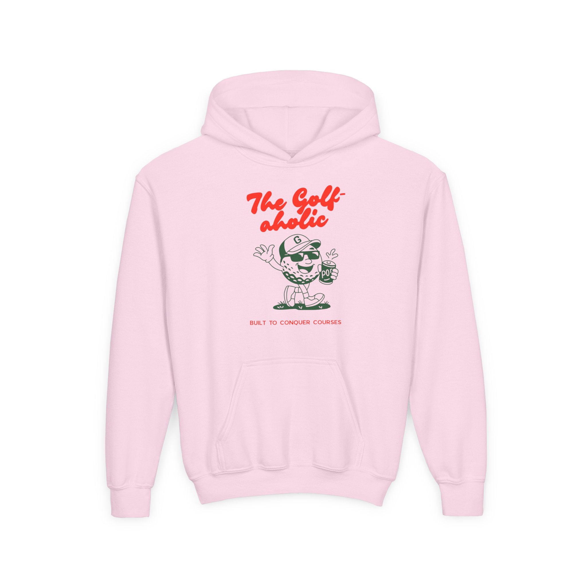 Golf-aholic Youth Hoodie – Cute Kids Sweatshirt