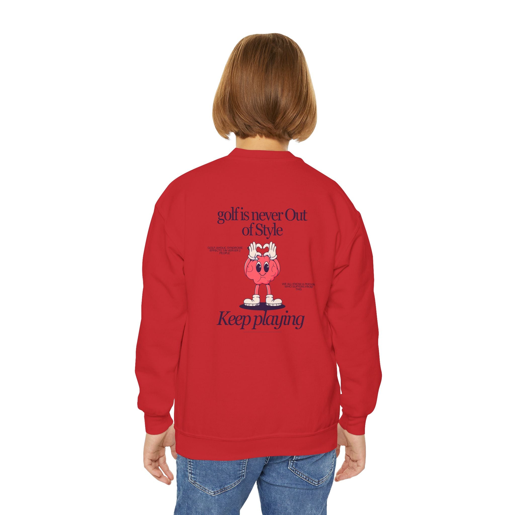 golf is never out of style youth sweatshirt