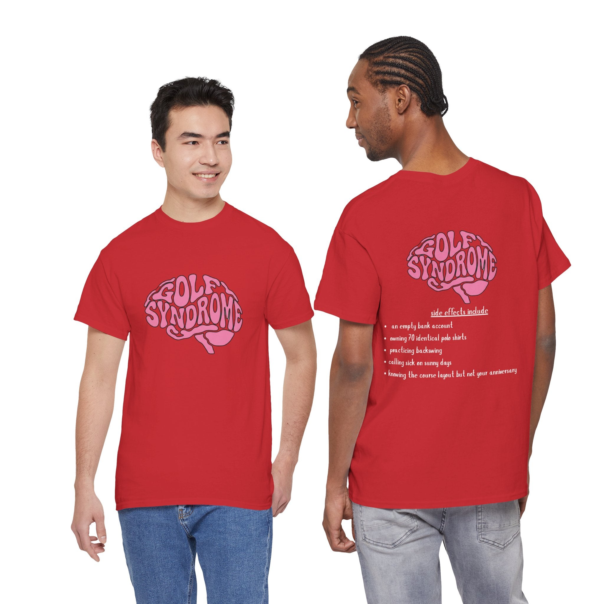 crazy golf-syndrome -Mens vintage T- Shirt light