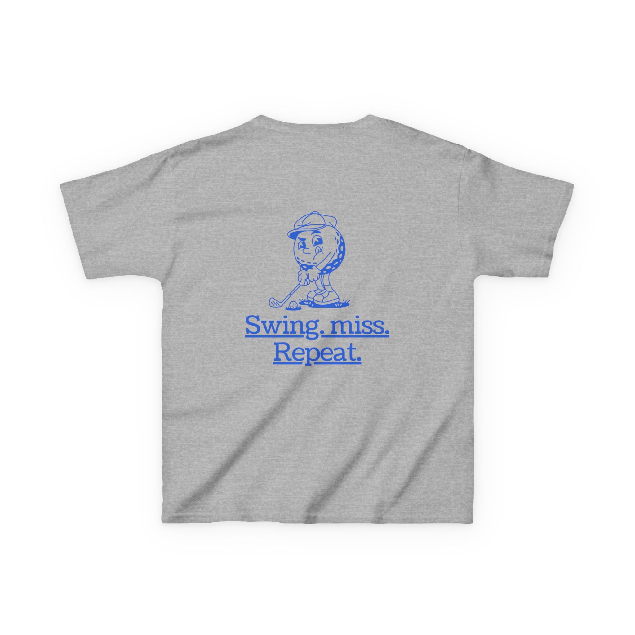 Swing-miss- repeat - funny youth golf t shirt