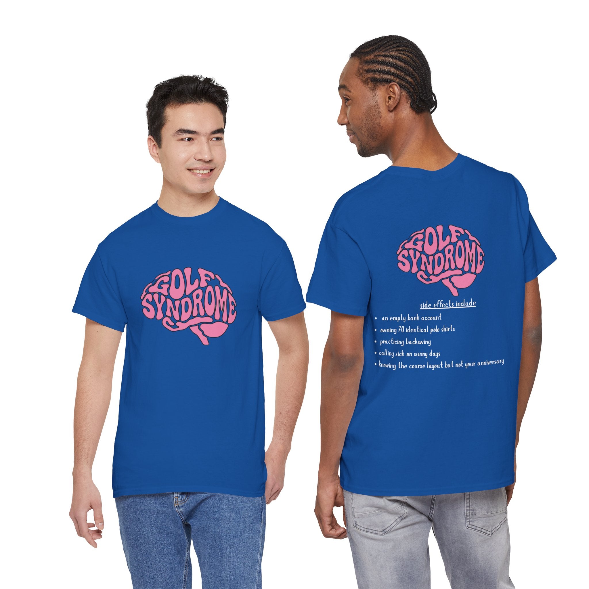 crazy golf-syndrome -Mens vintage T- Shirt light