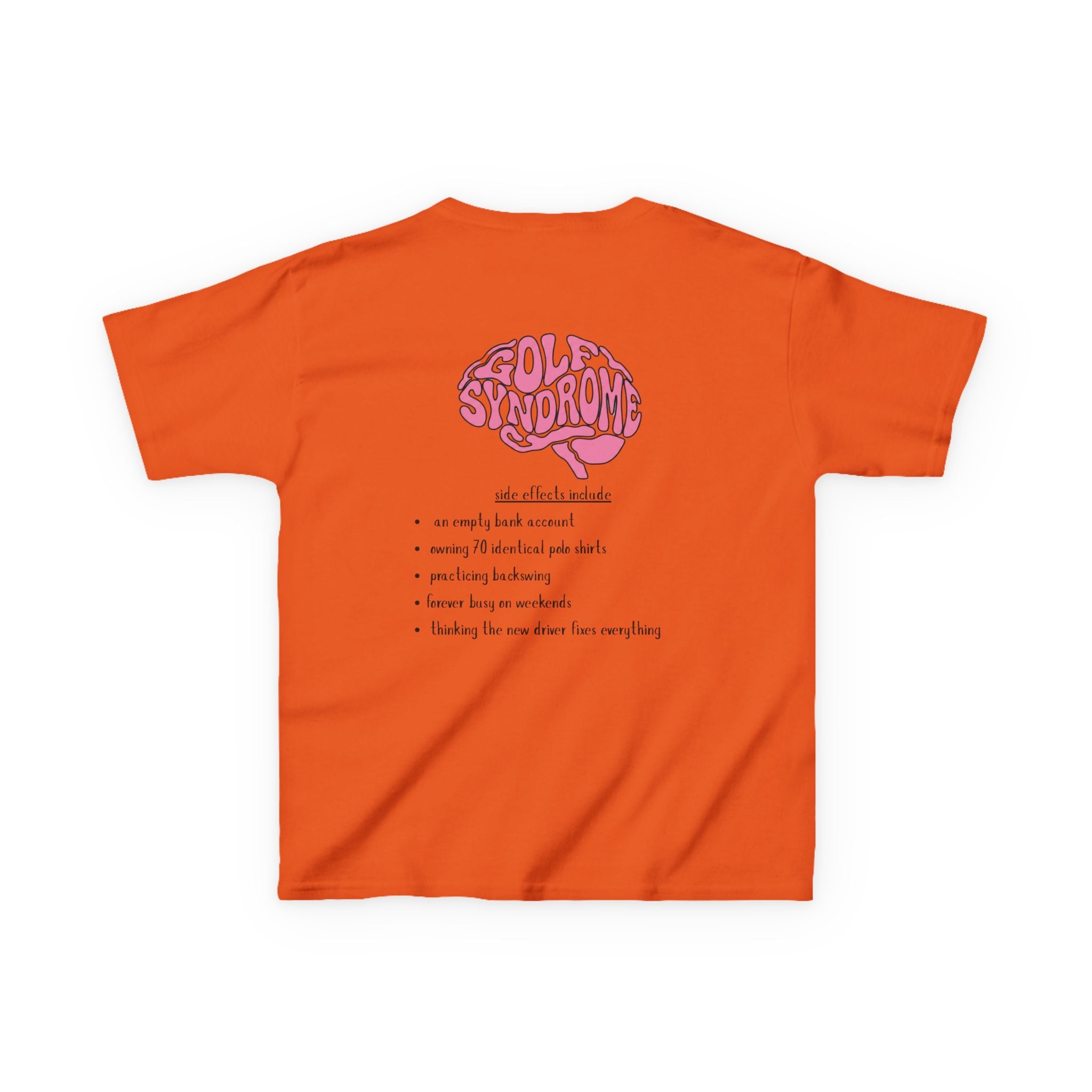 golf-aholic  kids t shirt