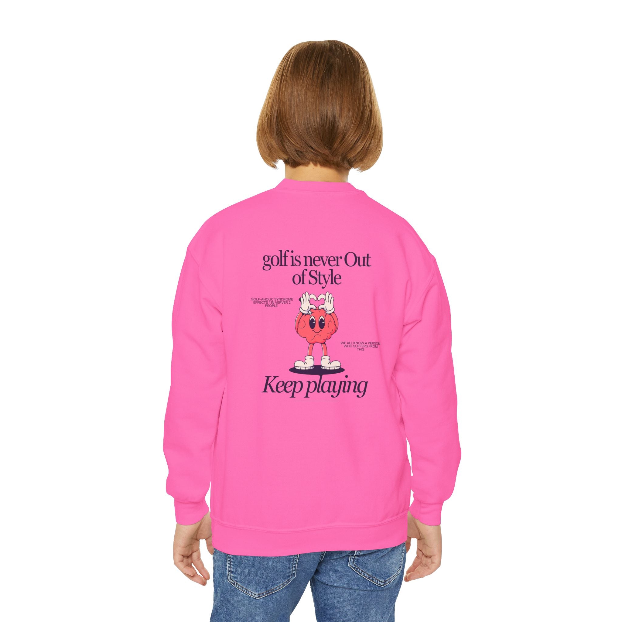 golf is never out of style youth sweatshirt