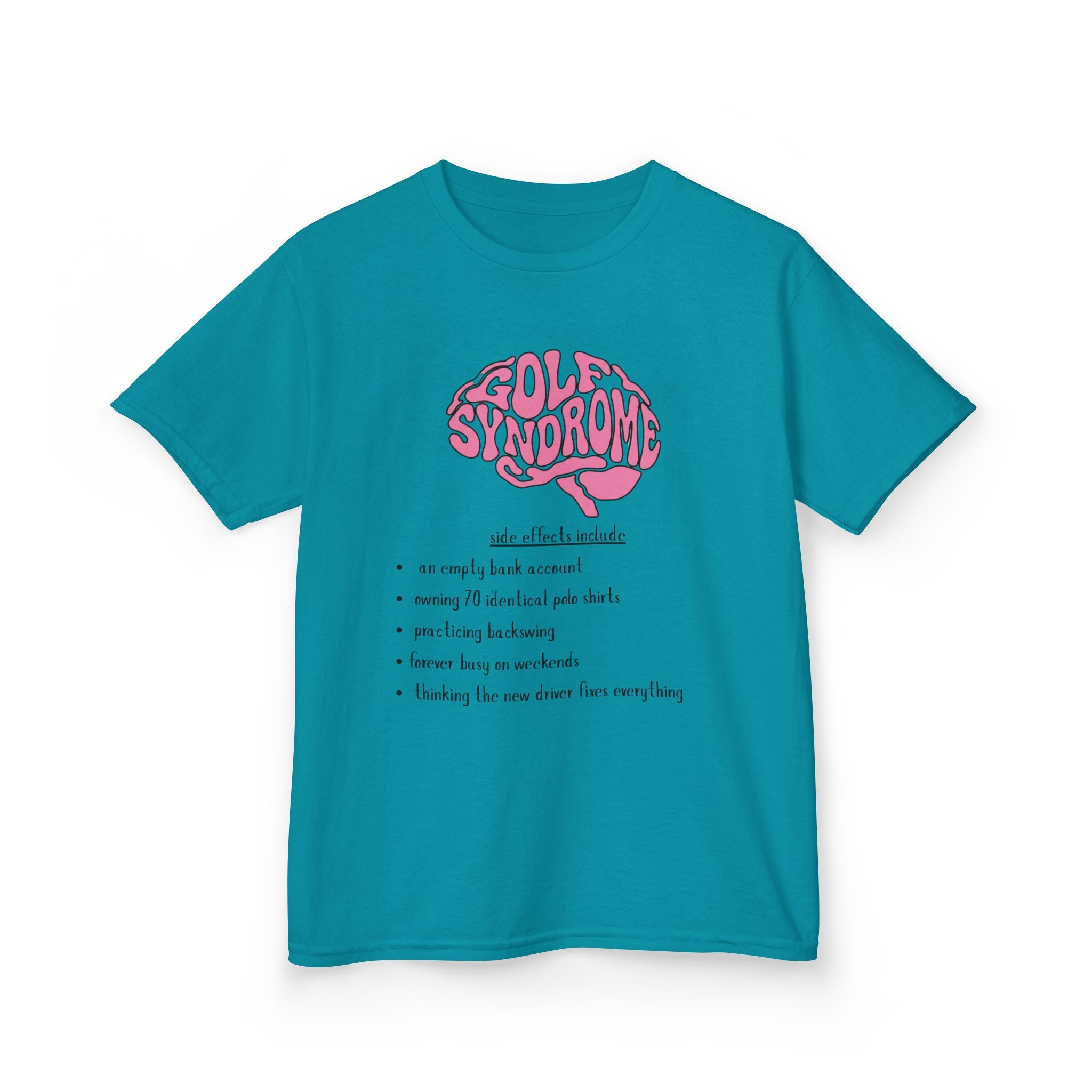 golf-aholic  kids t shirt