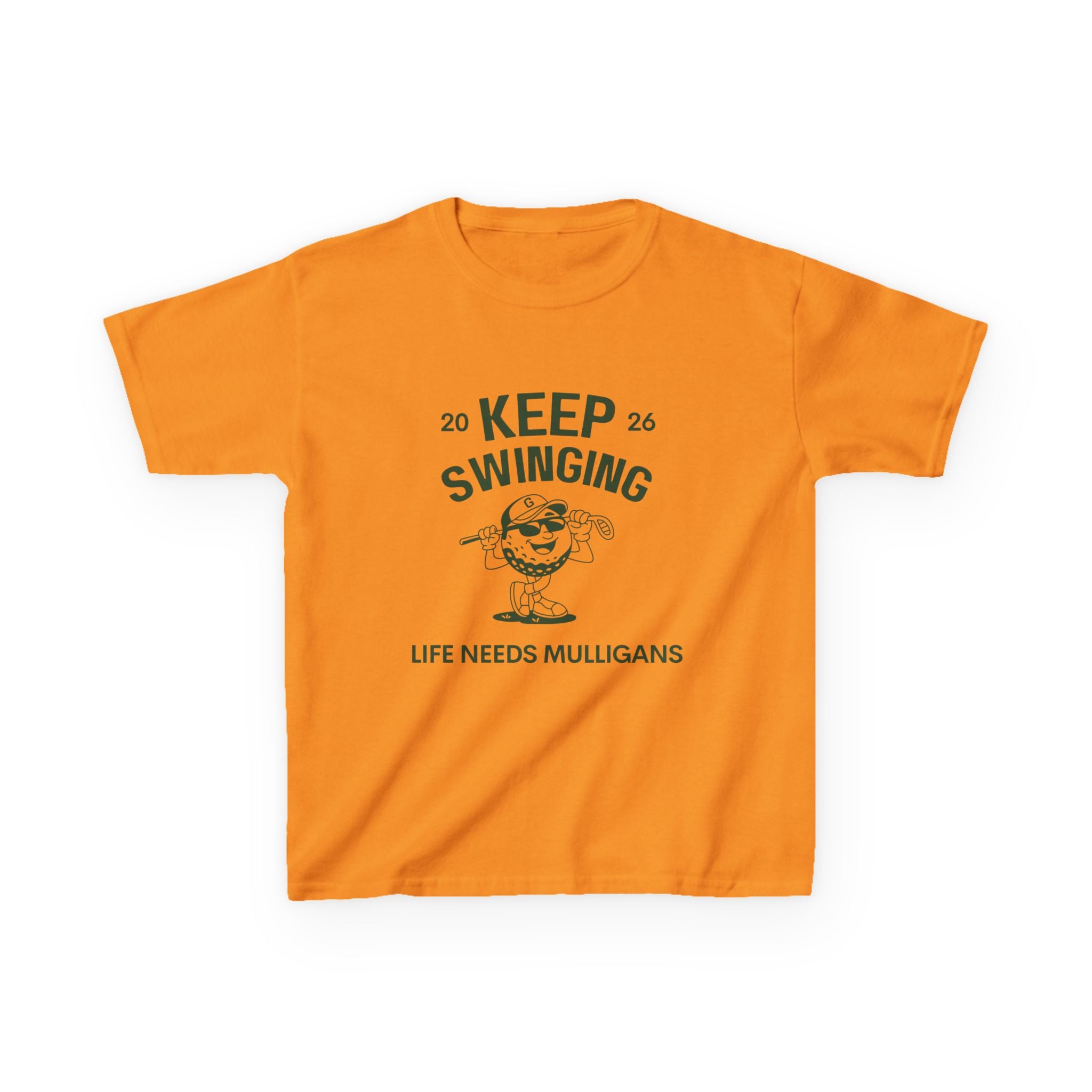 Keep Swinging" life needs mulligans - youth t shirt