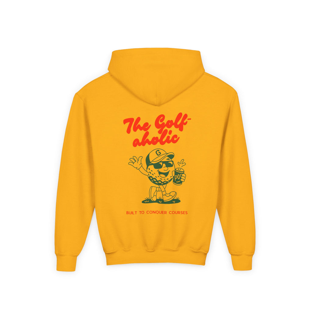 Golf-aholic Youth Hoodie – Cute Kids Sweatshirt