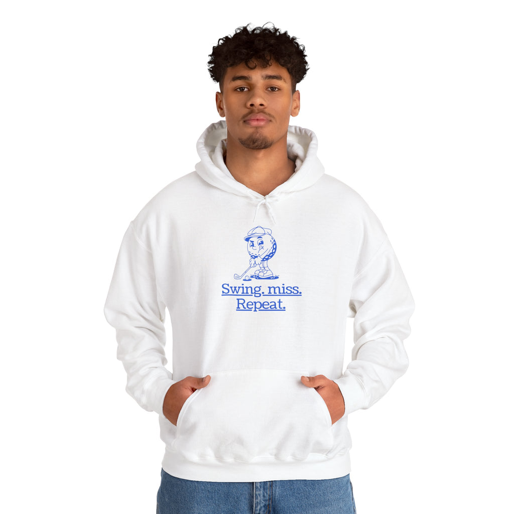 Swing, miss. Repeat.  Golf Hoodie — for all Golf lovers