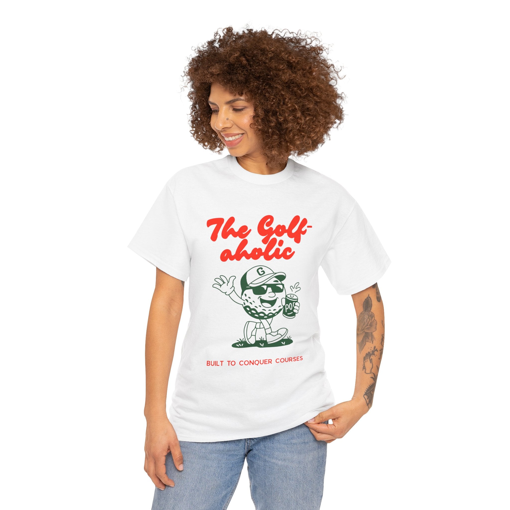 Golf-Aholic — Women's Retro Golf T - shirt