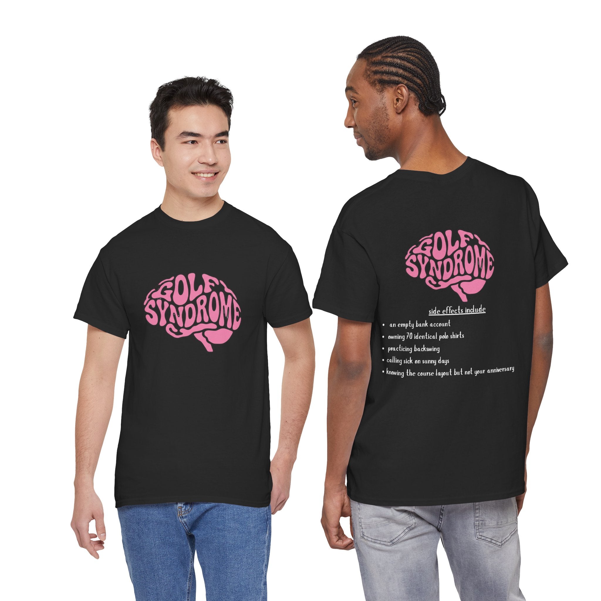 crazy golf-syndrome -Mens vintage T- Shirt light