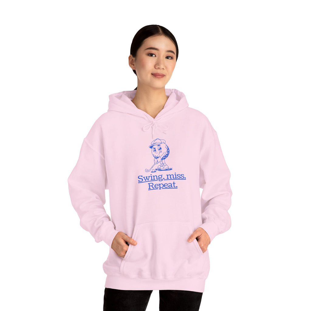 Swing, miss. Repeat.  Golf Hoodie — for all Golf lovers