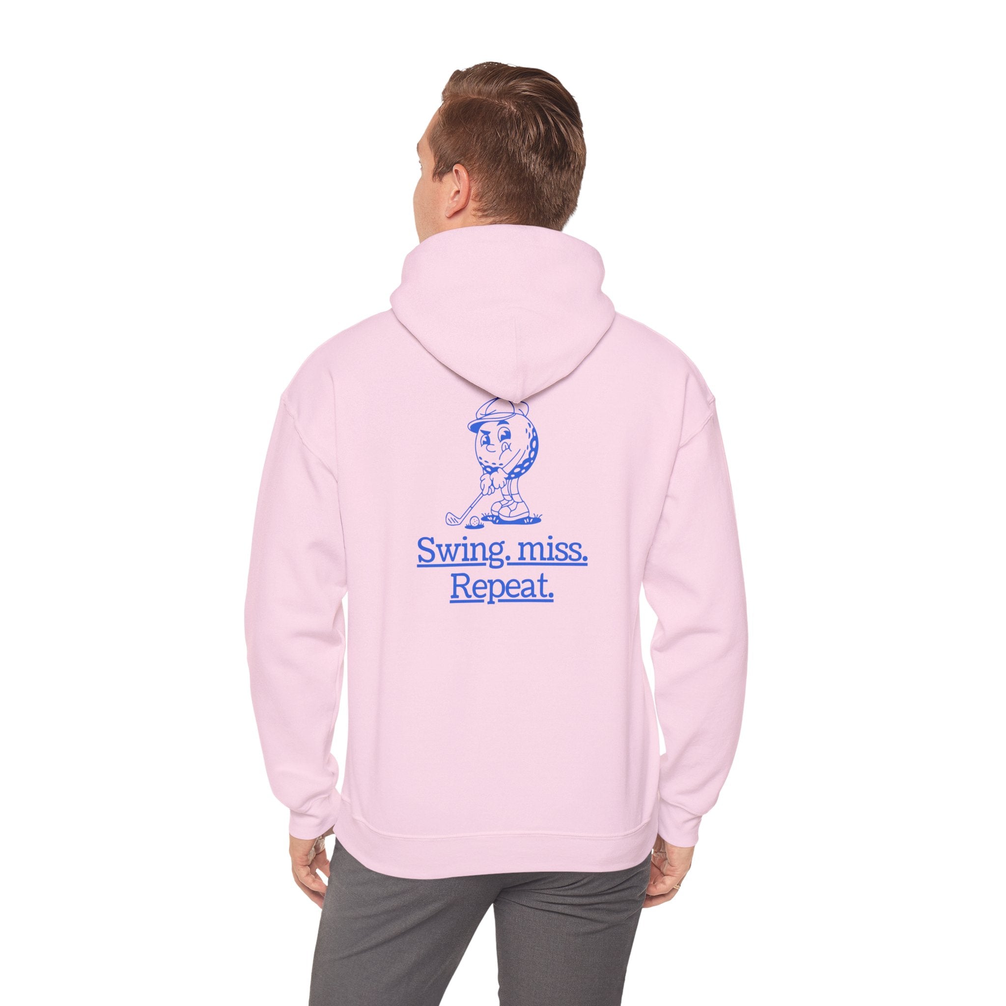 Swing, miss. Repeat.  Golf Hoodie — for all Golf lovers