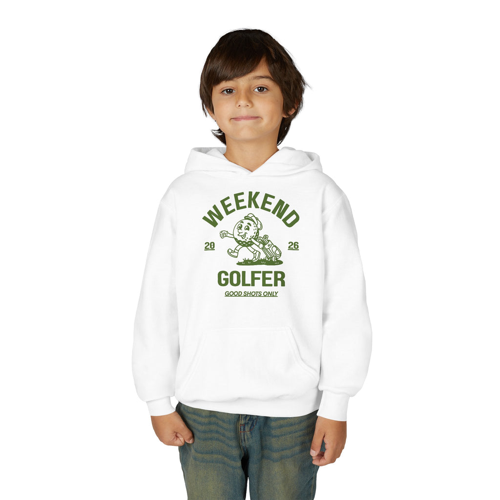 Weekend Golfer Hoodie — Youth Good Shots Only
