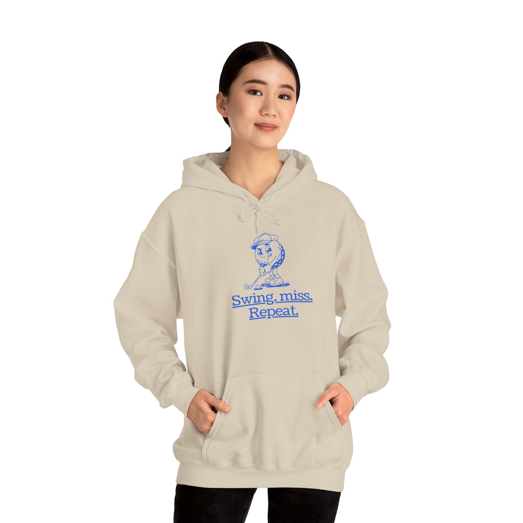 Swing, miss. Repeat.  Golf Hoodie — for all Golf lovers