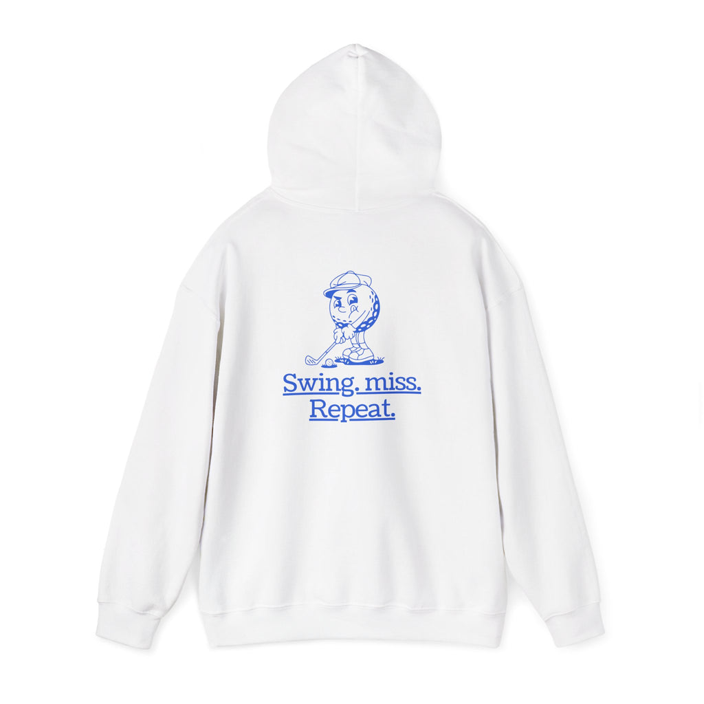Swing, miss. Repeat.  Golf Hoodie — for all Golf lovers