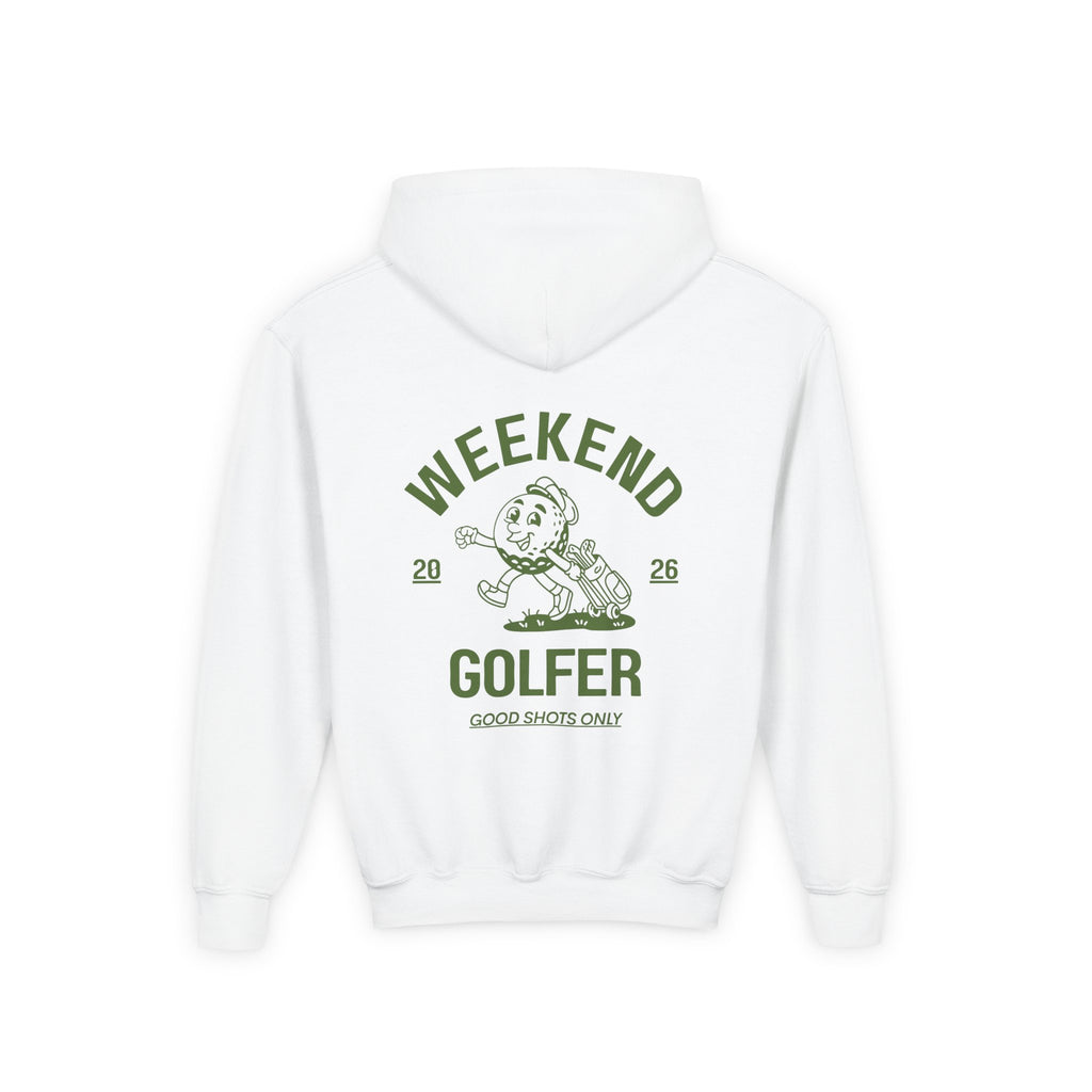 Weekend Golfer Hoodie — Youth Good Shots Only