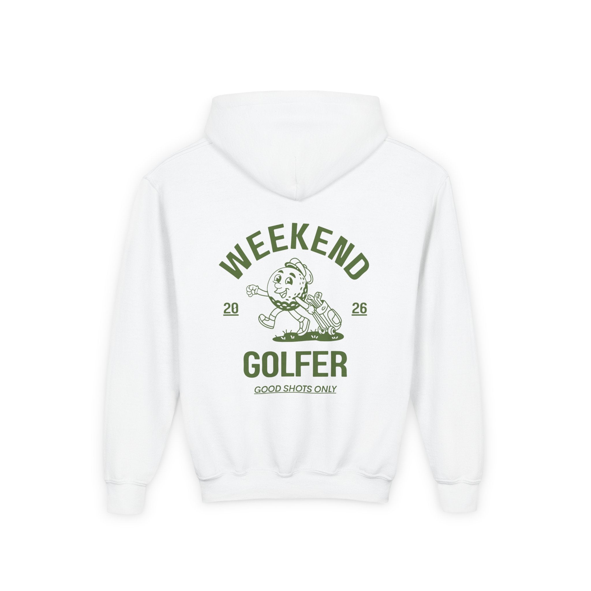 Weekend Golfer Hoodie — Youth Good Shots Only