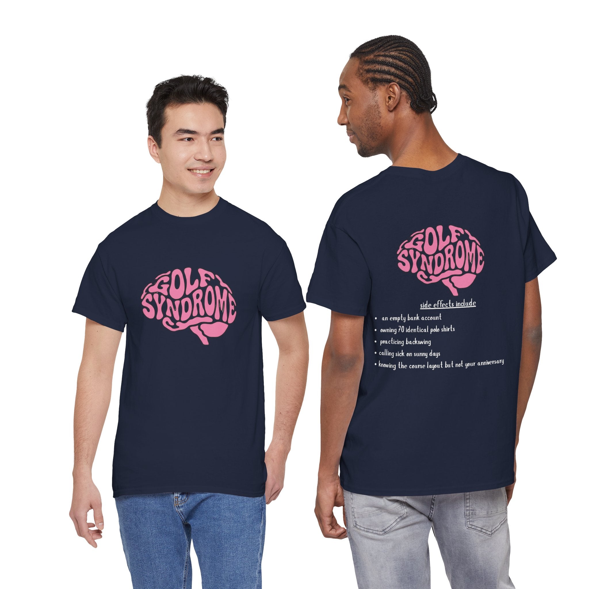 crazy golf-syndrome -Mens vintage T- Shirt light