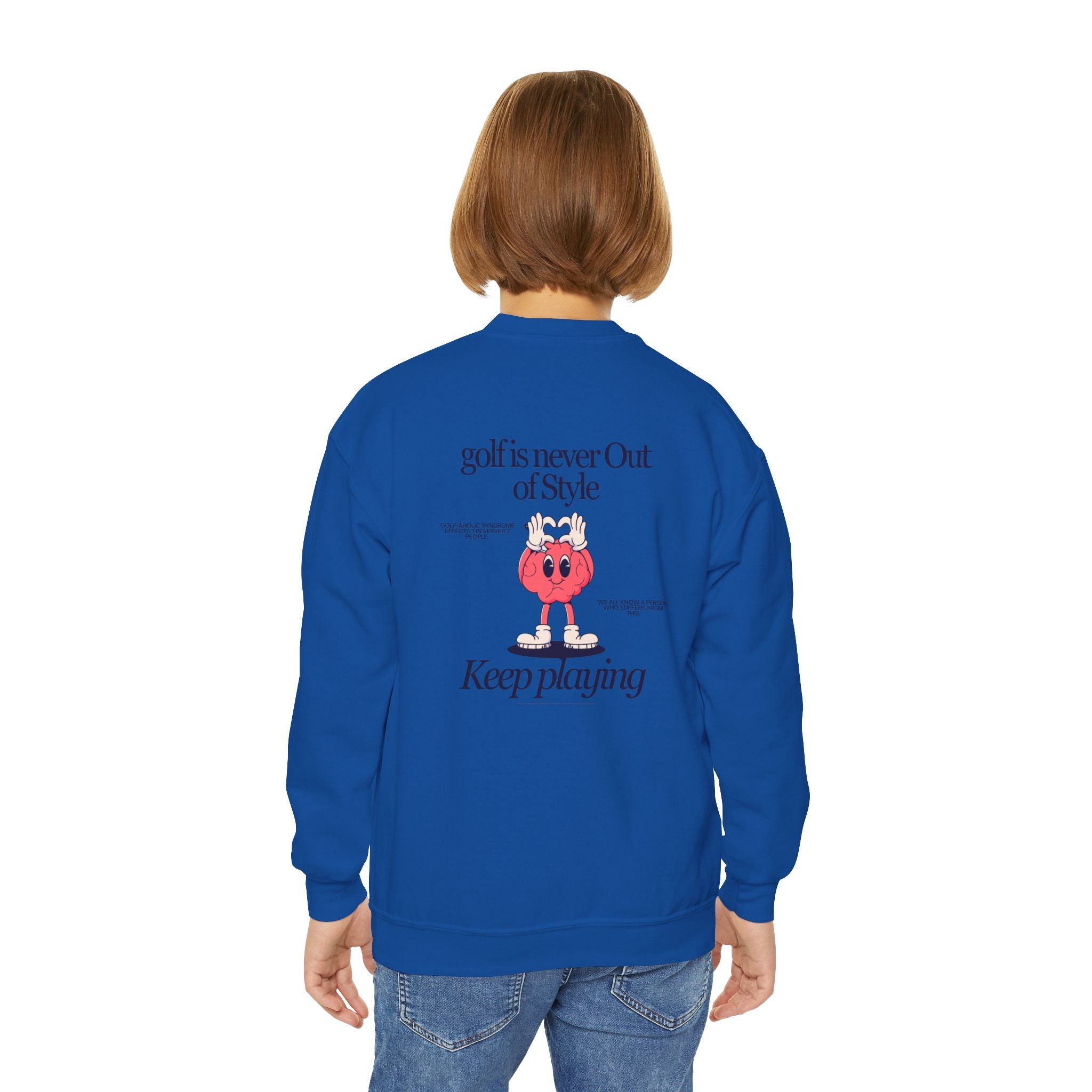 golf is never out of style youth sweatshirt