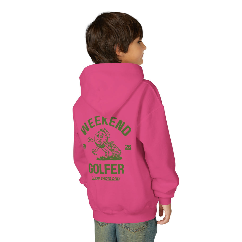 Weekend Golfer Hoodie — Youth Good Shots Only