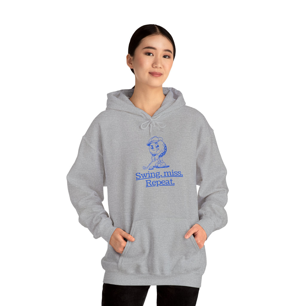 Swing, miss. Repeat.  Golf Hoodie — for all Golf lovers