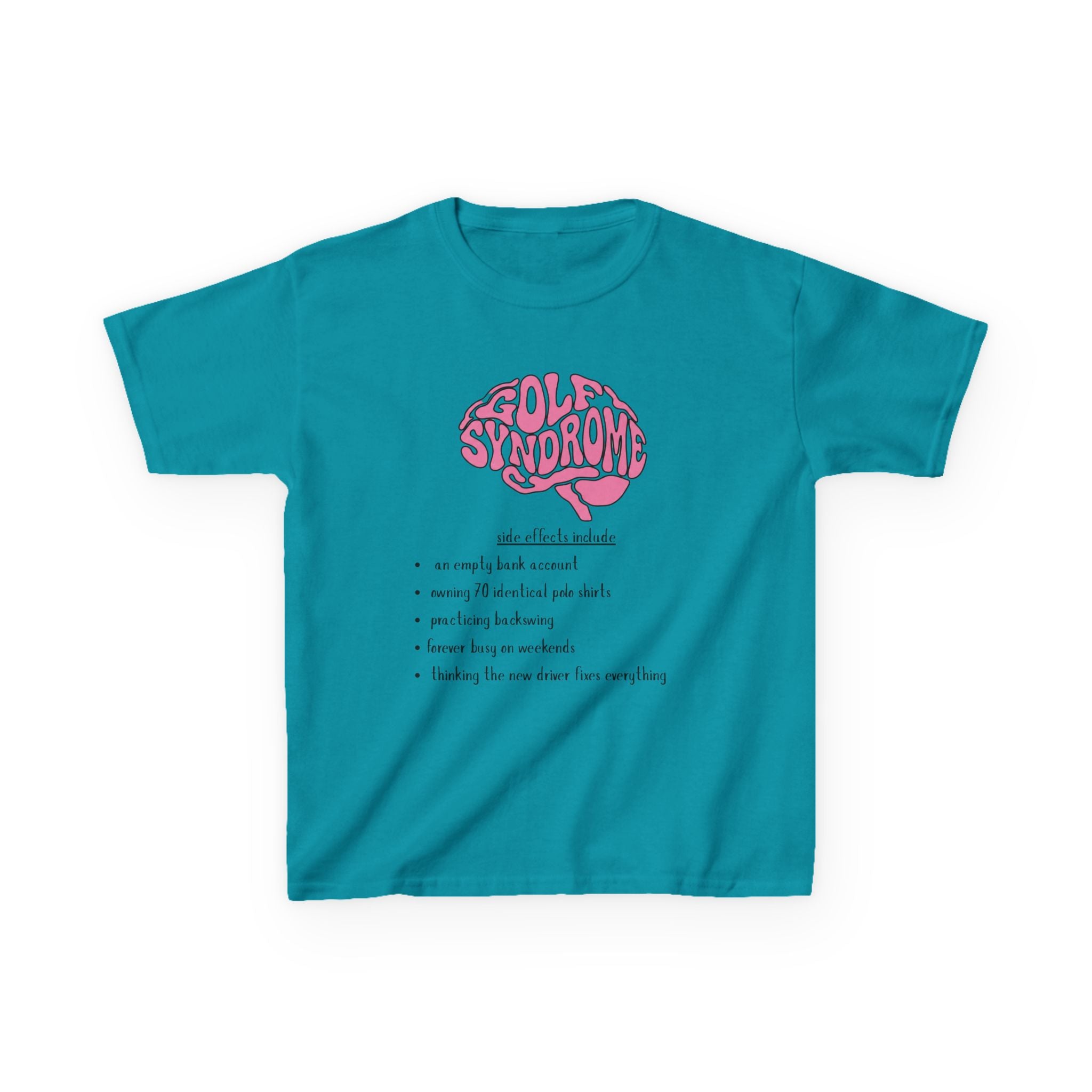 golf-aholic  kids t shirt