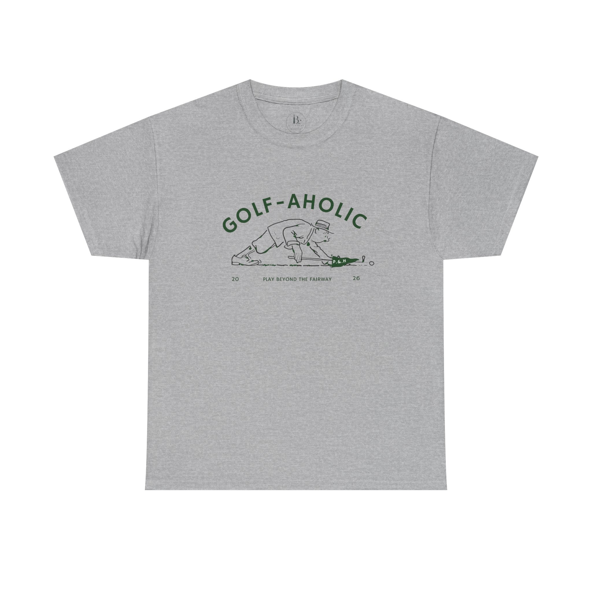 Golf-Aholic -Mens vintage T- Shirt