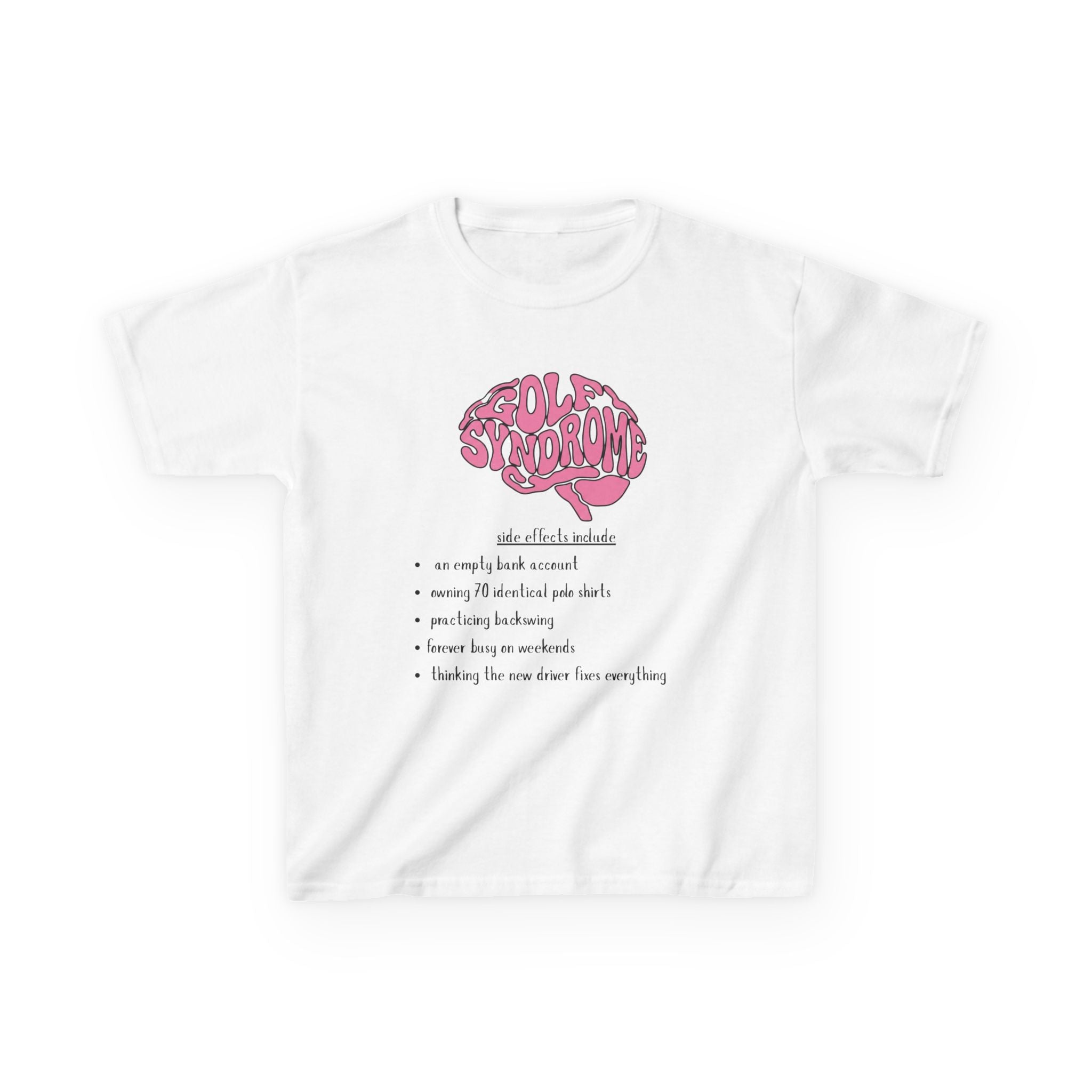golf-aholic  kids t shirt