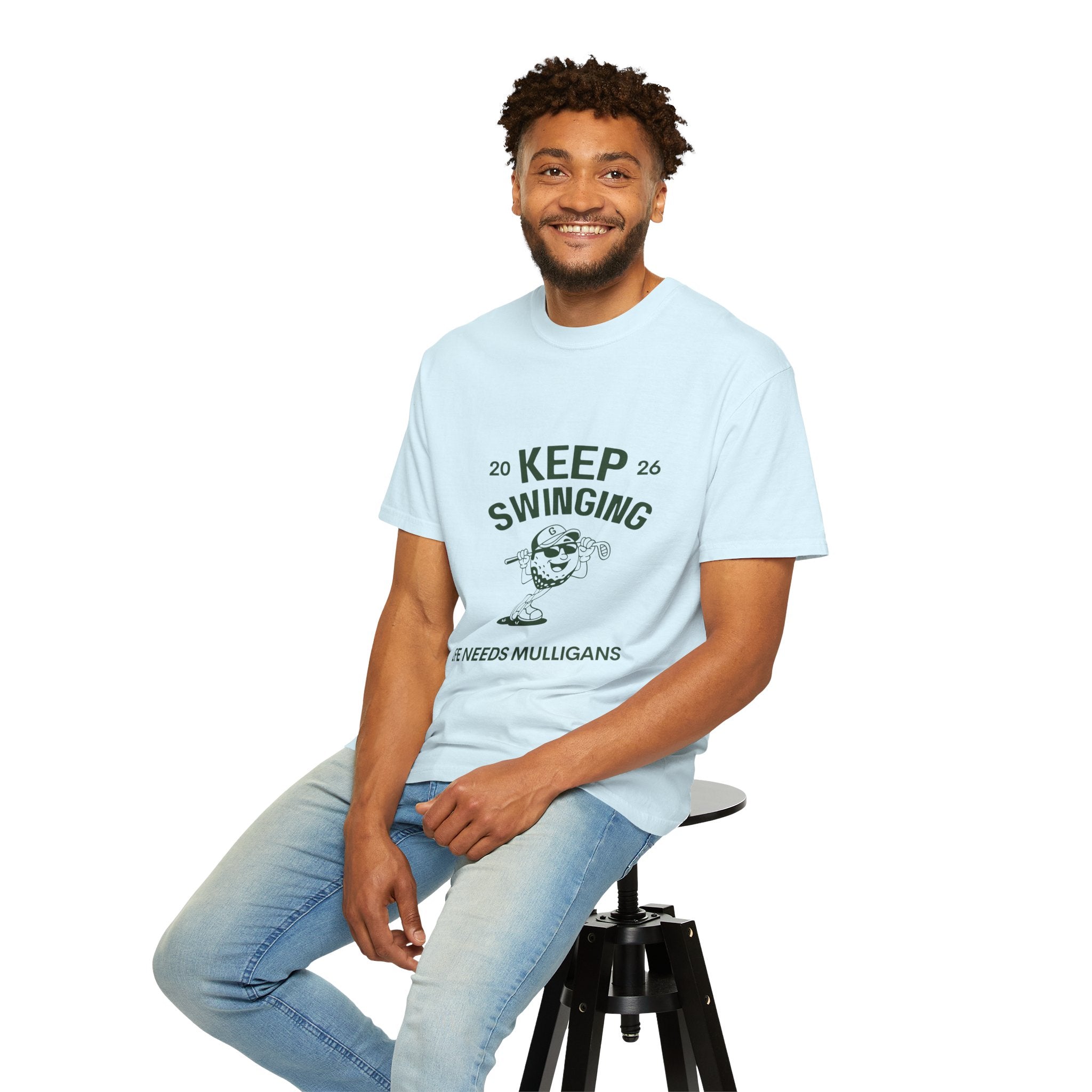 Life Needs Mulligans - Mens Vintage Golf T- shirt