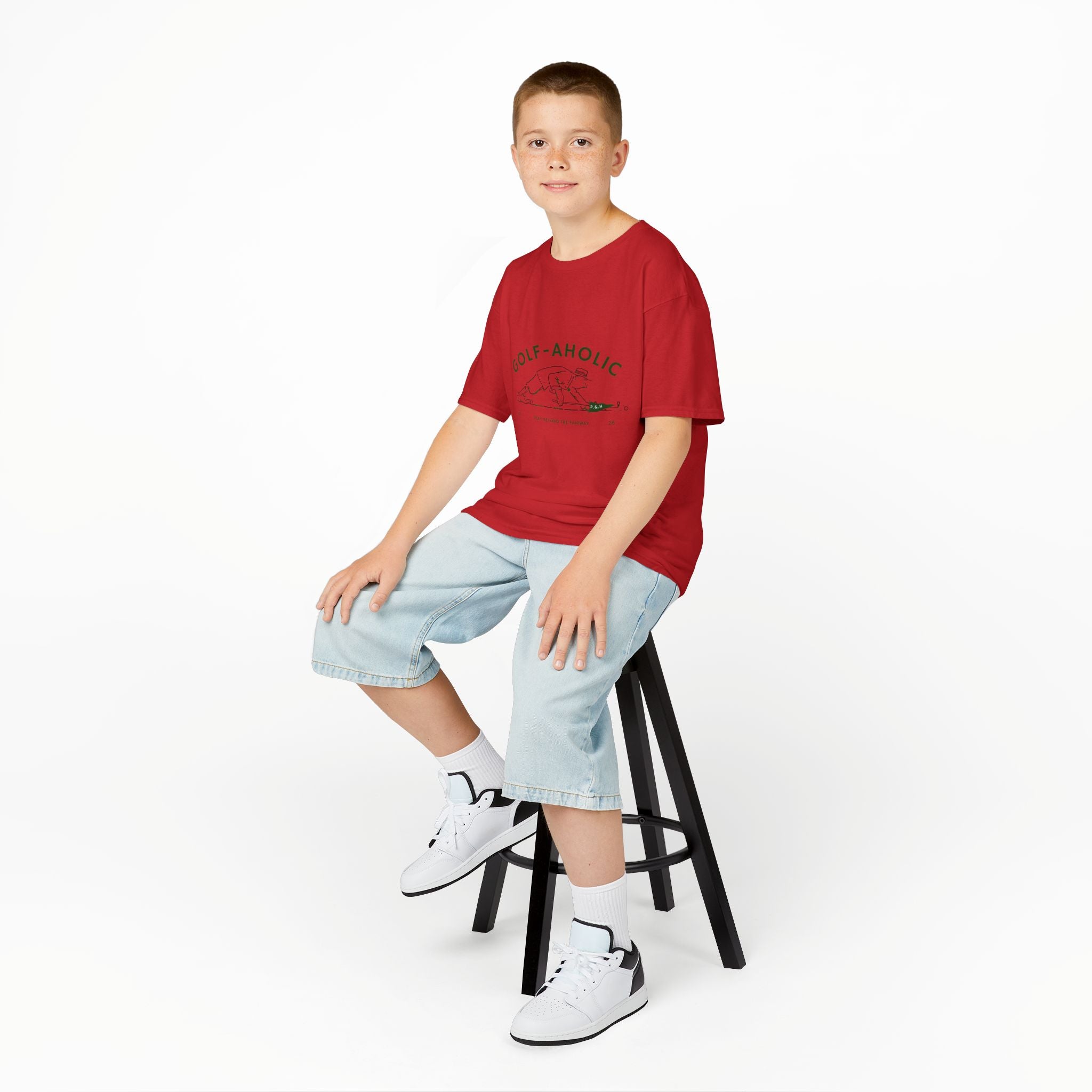 Golf-Aholic youth t shit