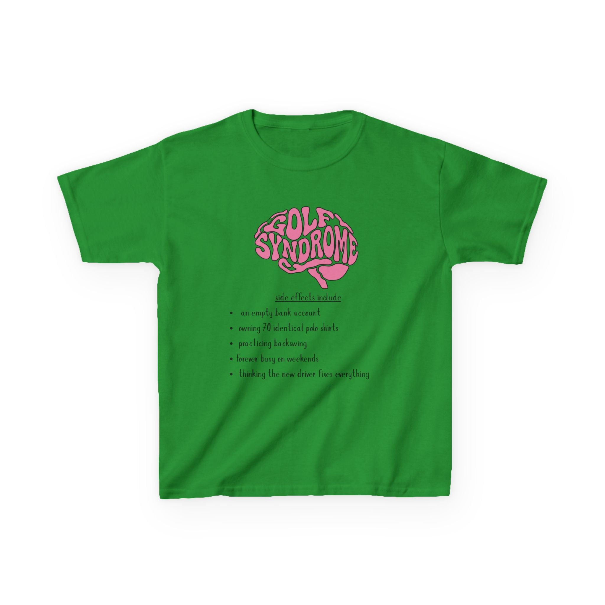 golf-aholic  kids t shirt