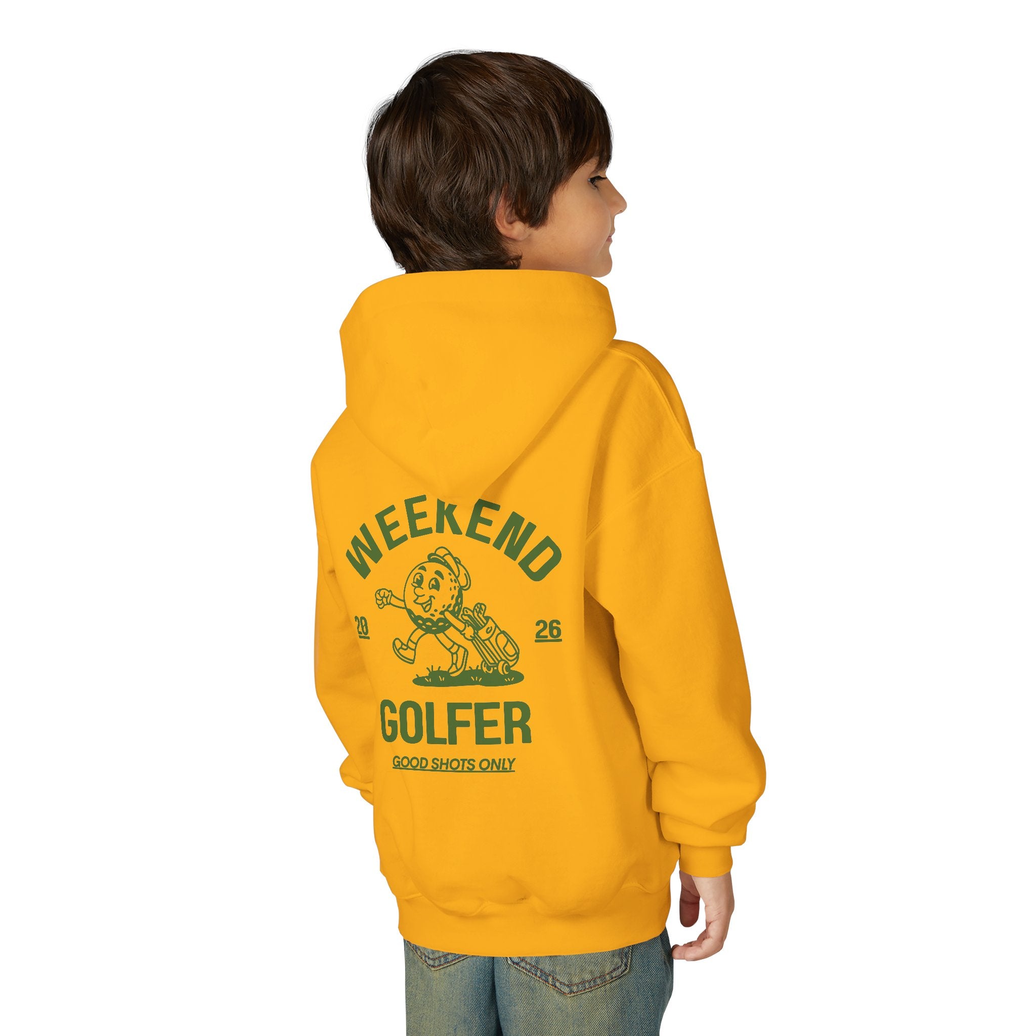 Weekend Golfer Hoodie — Youth Good Shots Only