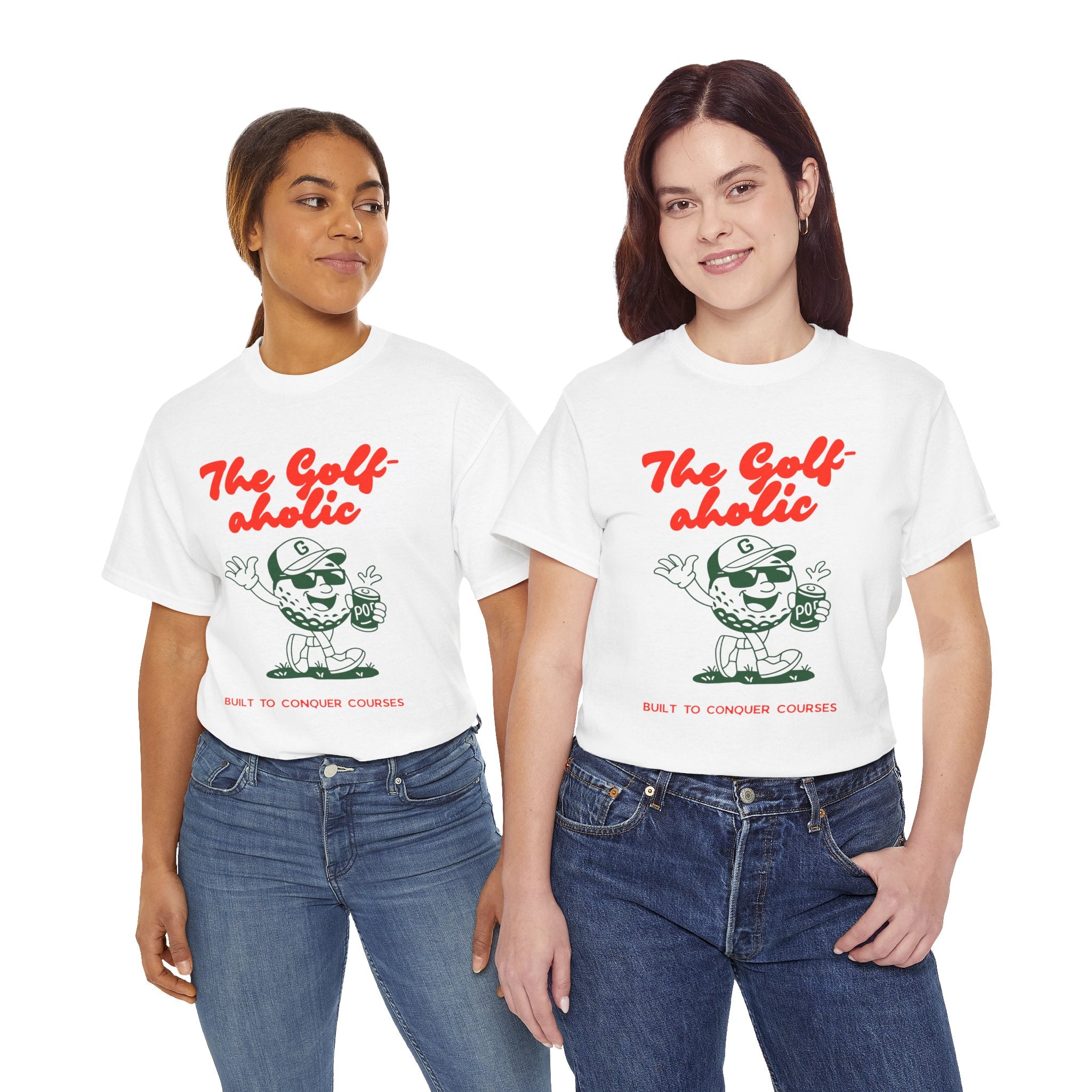 Golf-Aholic — Women's Retro Golf T - shirt