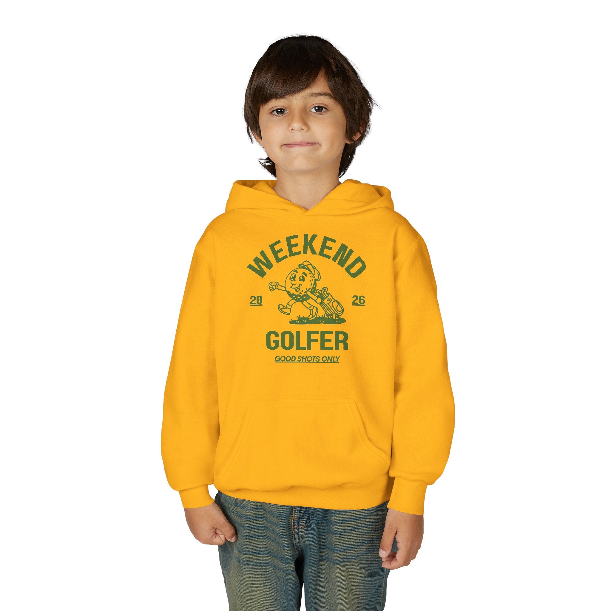 Weekend Golfer Hoodie — Youth Good Shots Only