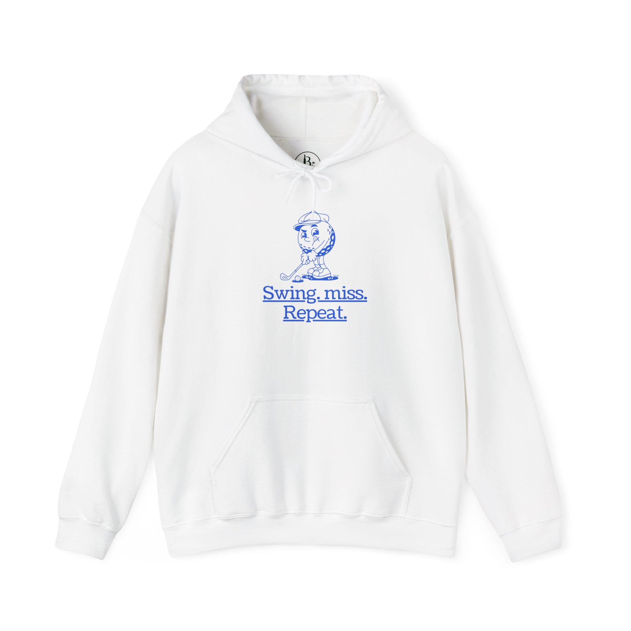Swing, miss. Repeat.  Golf Hoodie — for all Golf lovers