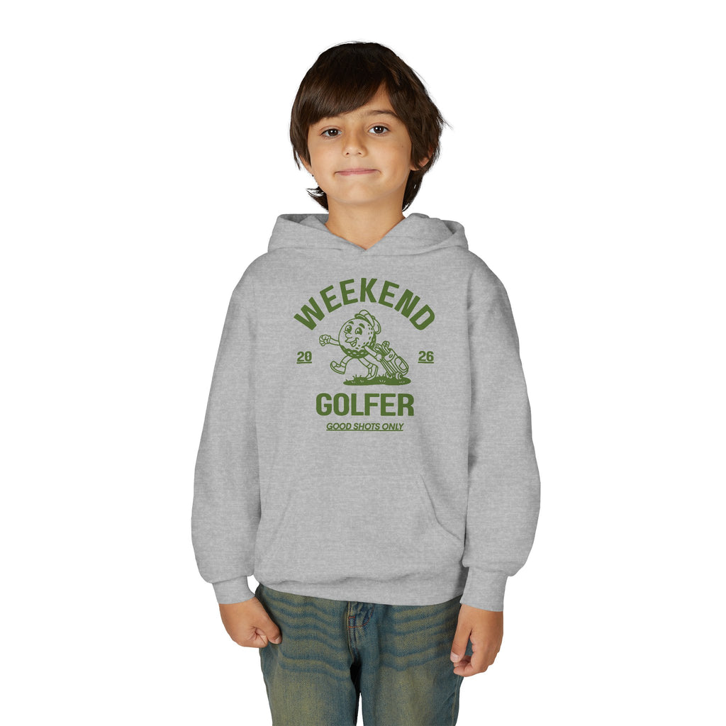 Weekend Golfer Hoodie — Youth Good Shots Only