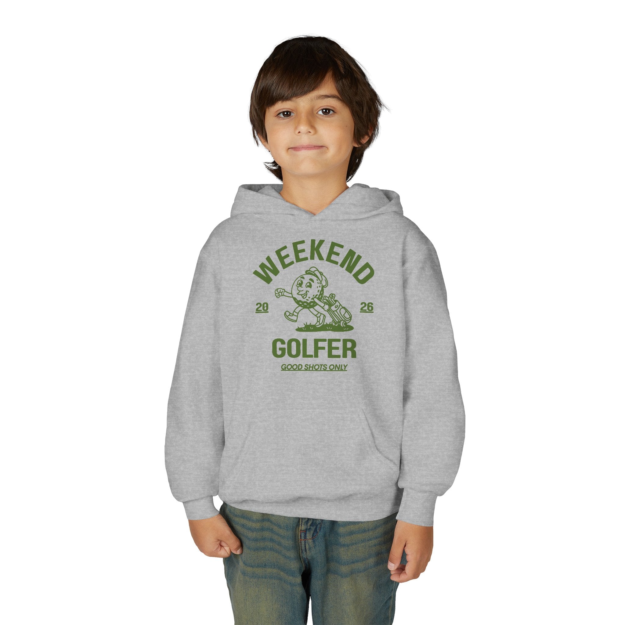 Weekend Golfer Hoodie — Youth Good Shots Only